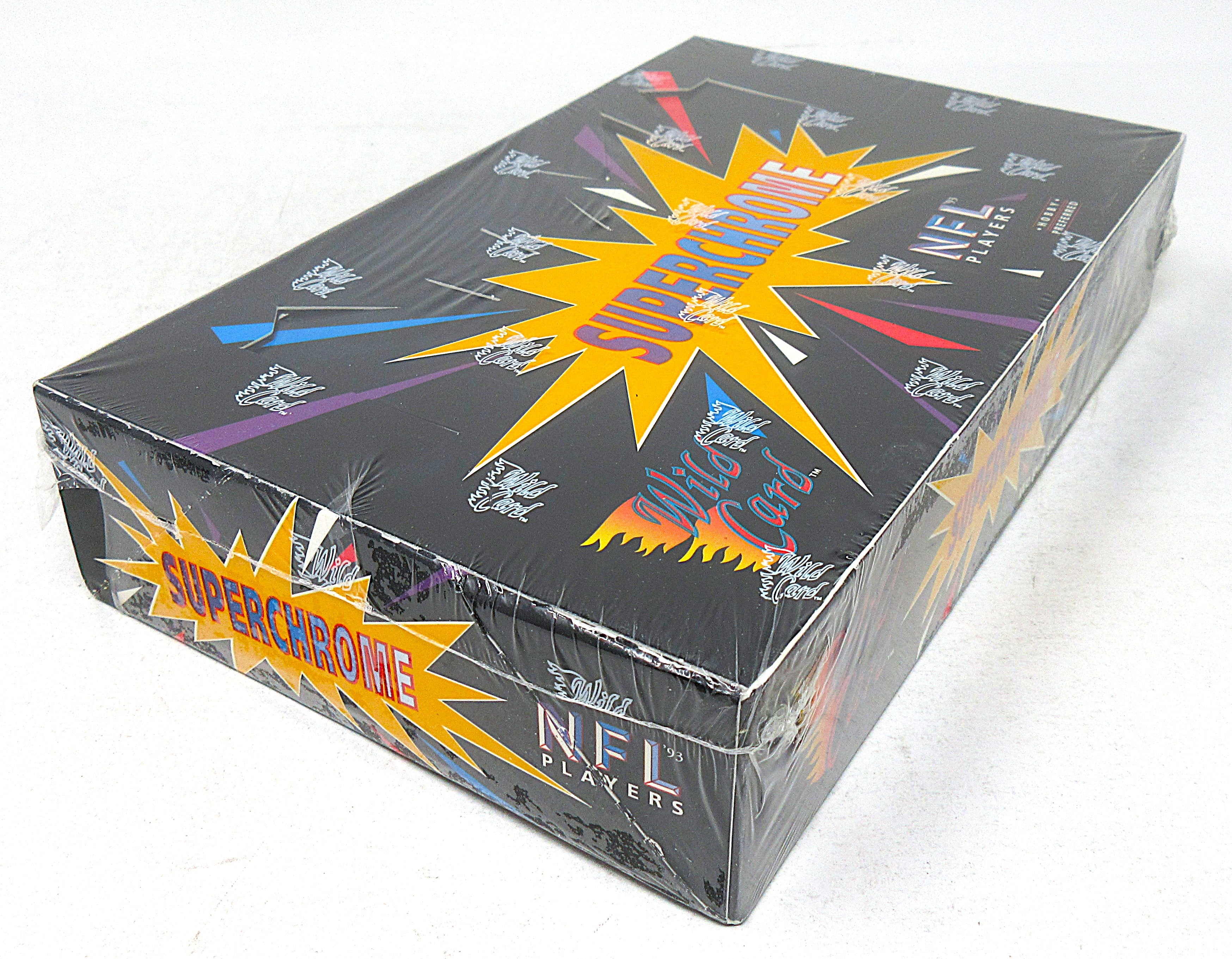 1993 Wild Card Superchrome NFL Football Box (24/6) – Baseball Card