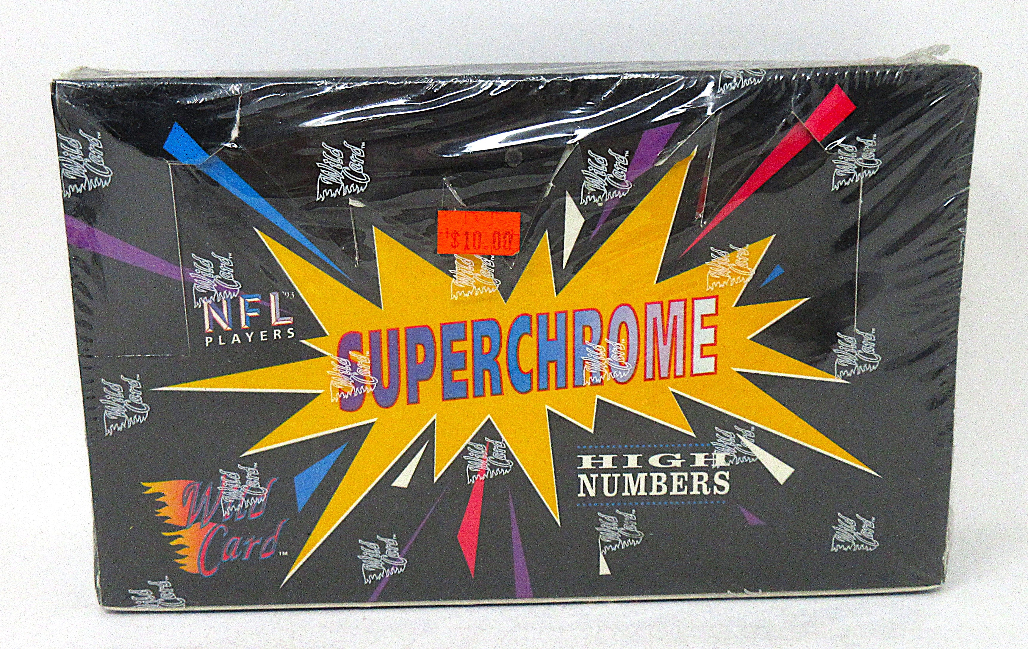 1993 Wild Card Superchrome NFL Football High Numbers Box (18/6)
