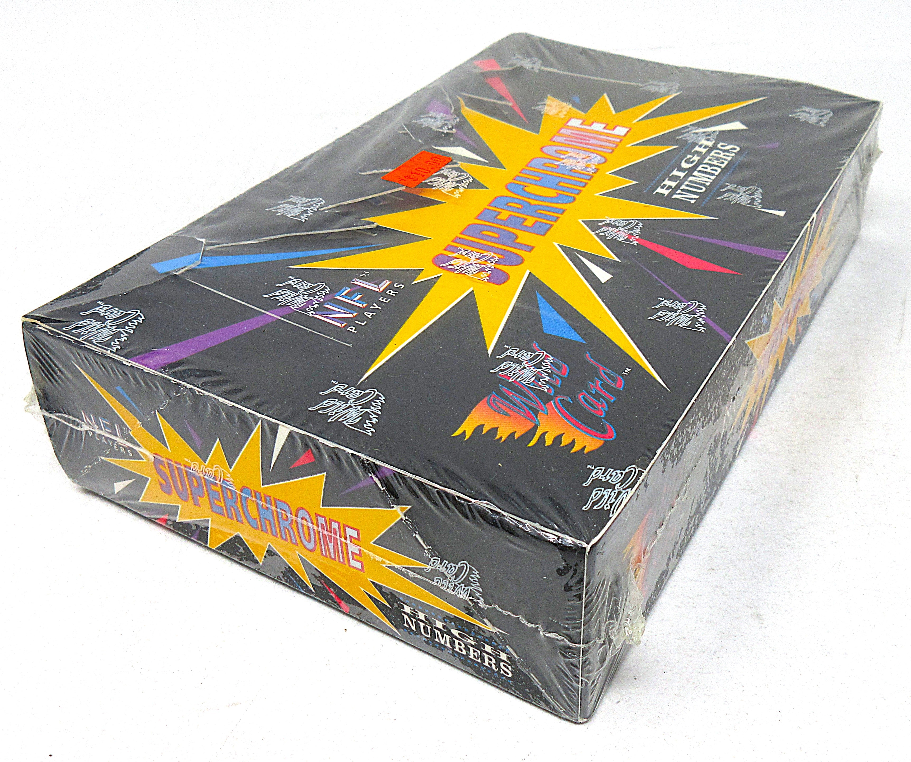 1993 Wild Card Superchrome NFL Football High Numbers Box (18/6