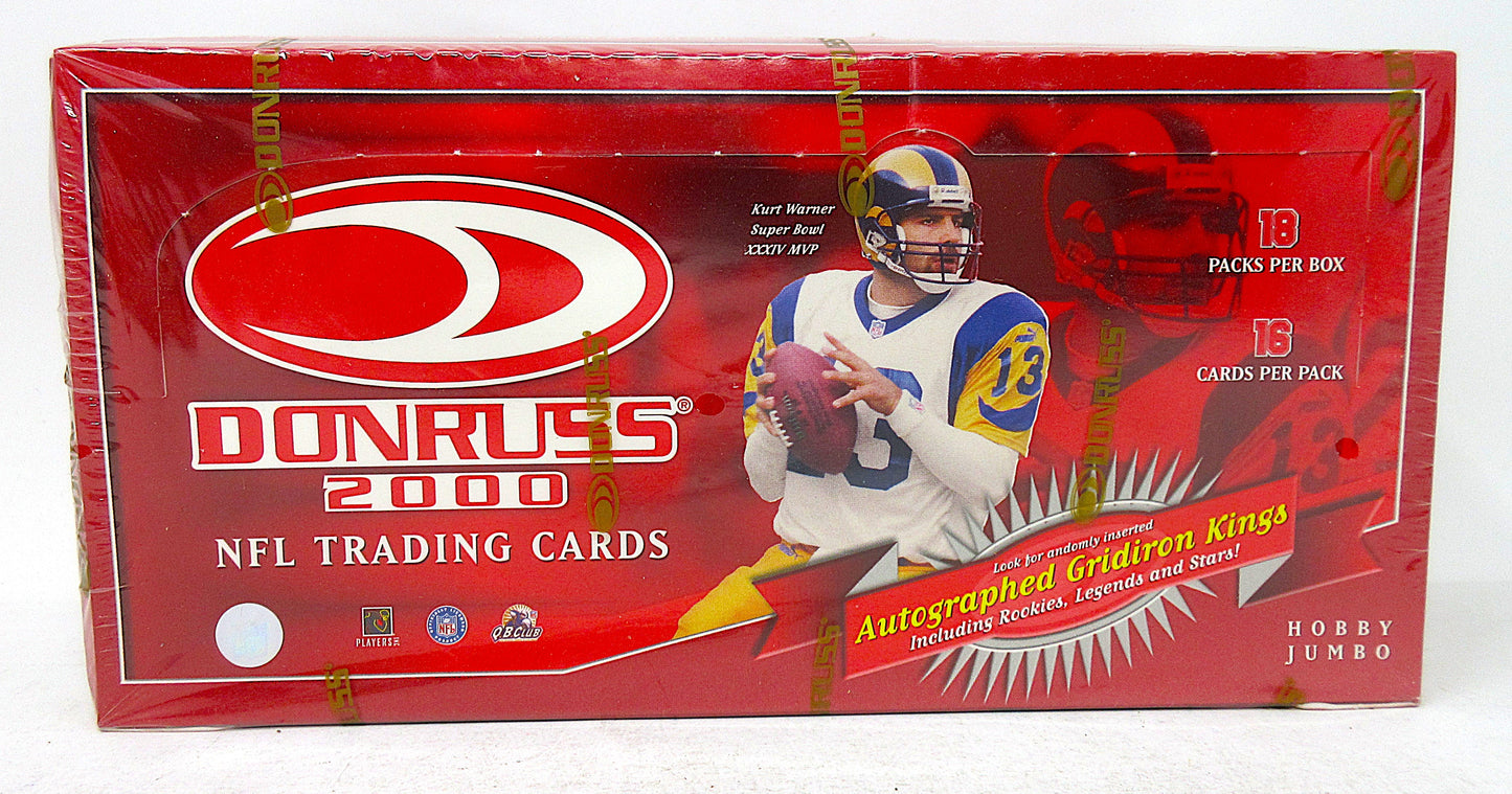 2000 Donruss Football Jumbo Box (Hobby) (18/16)