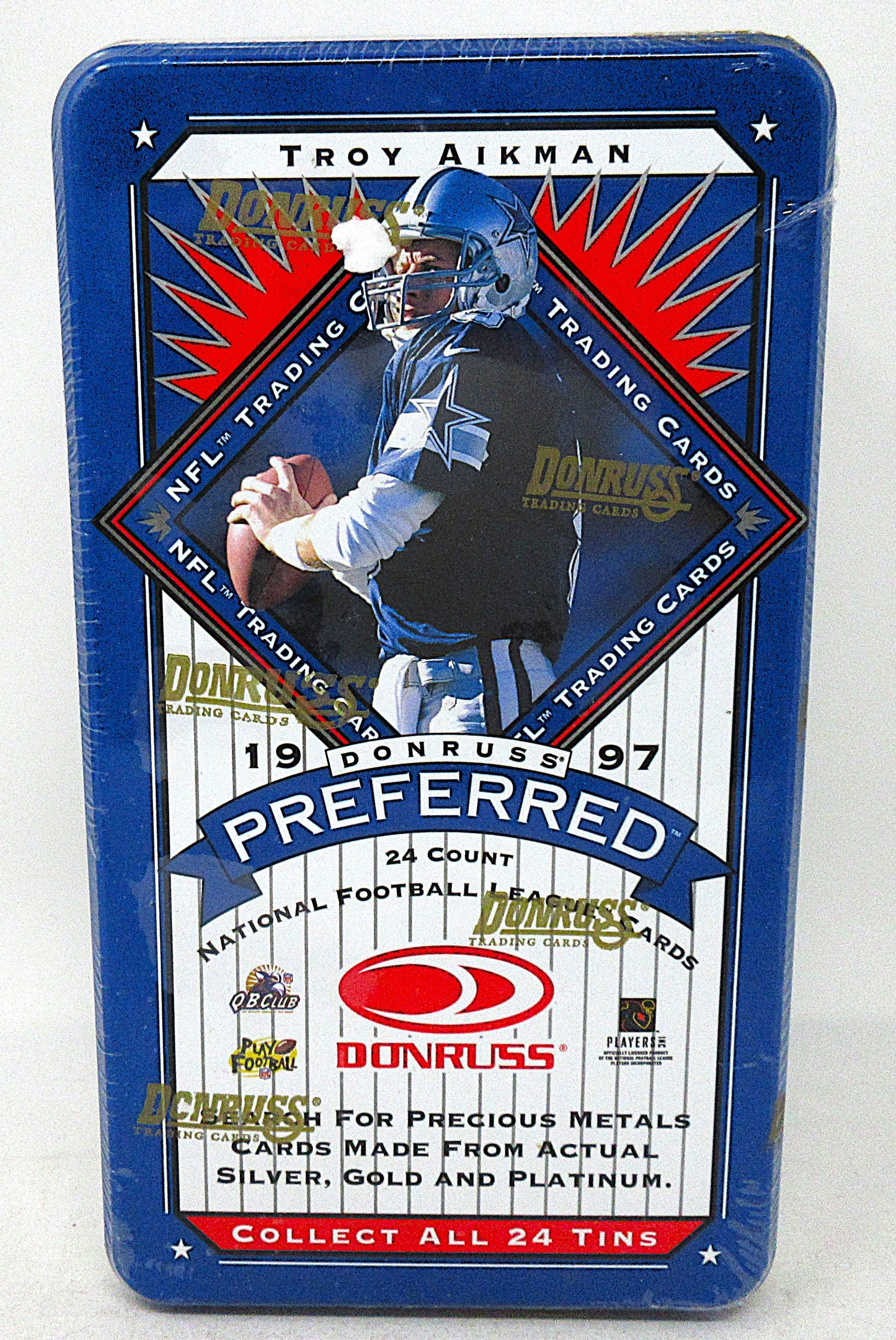 1997 Donruss Preferred Football Box (Tin) (24/5)