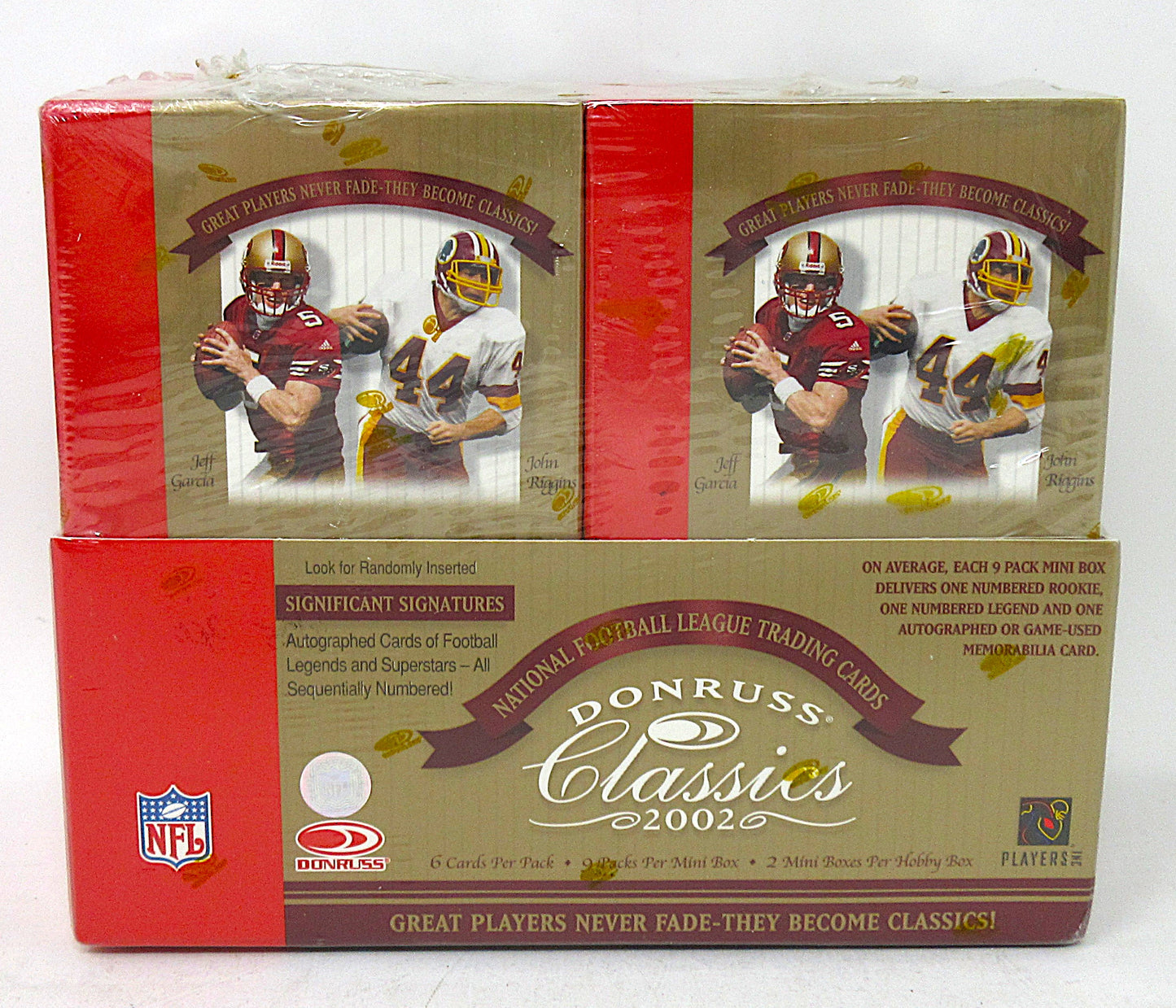 2002 Donruss Classics Football Box (Hobby) (18/6)