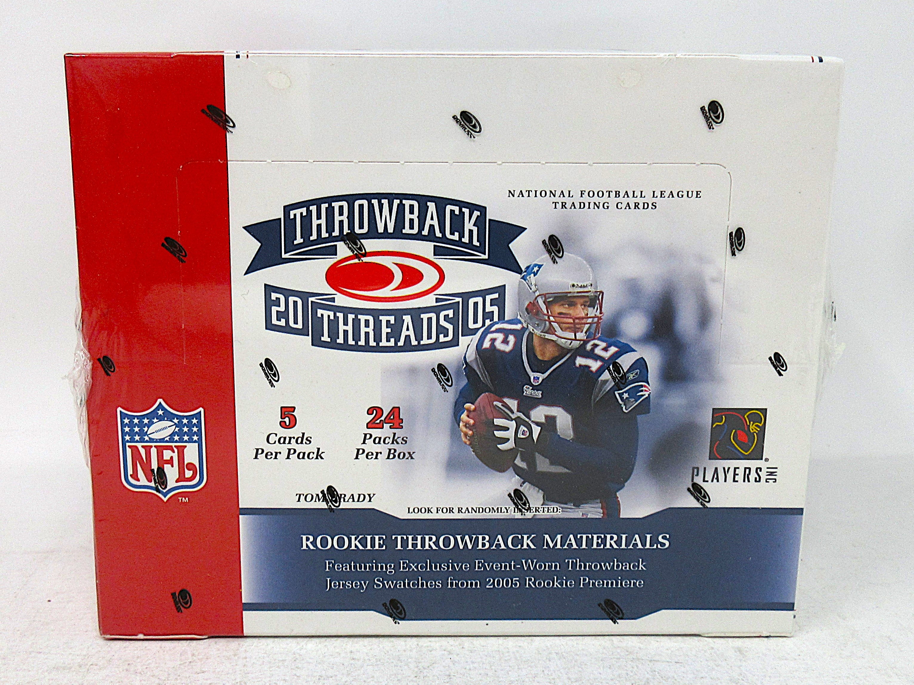 2005 Donruss Throwback Threads Football Box (Hobby) (24/5)