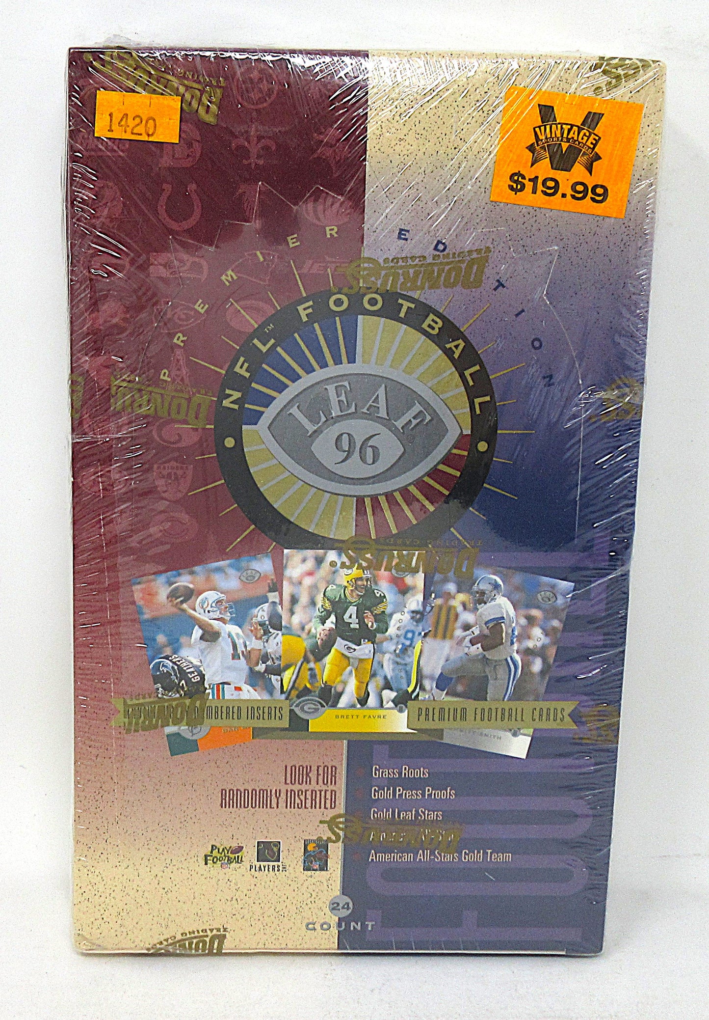 1996 Leaf Football Box (Retail) (24/10)