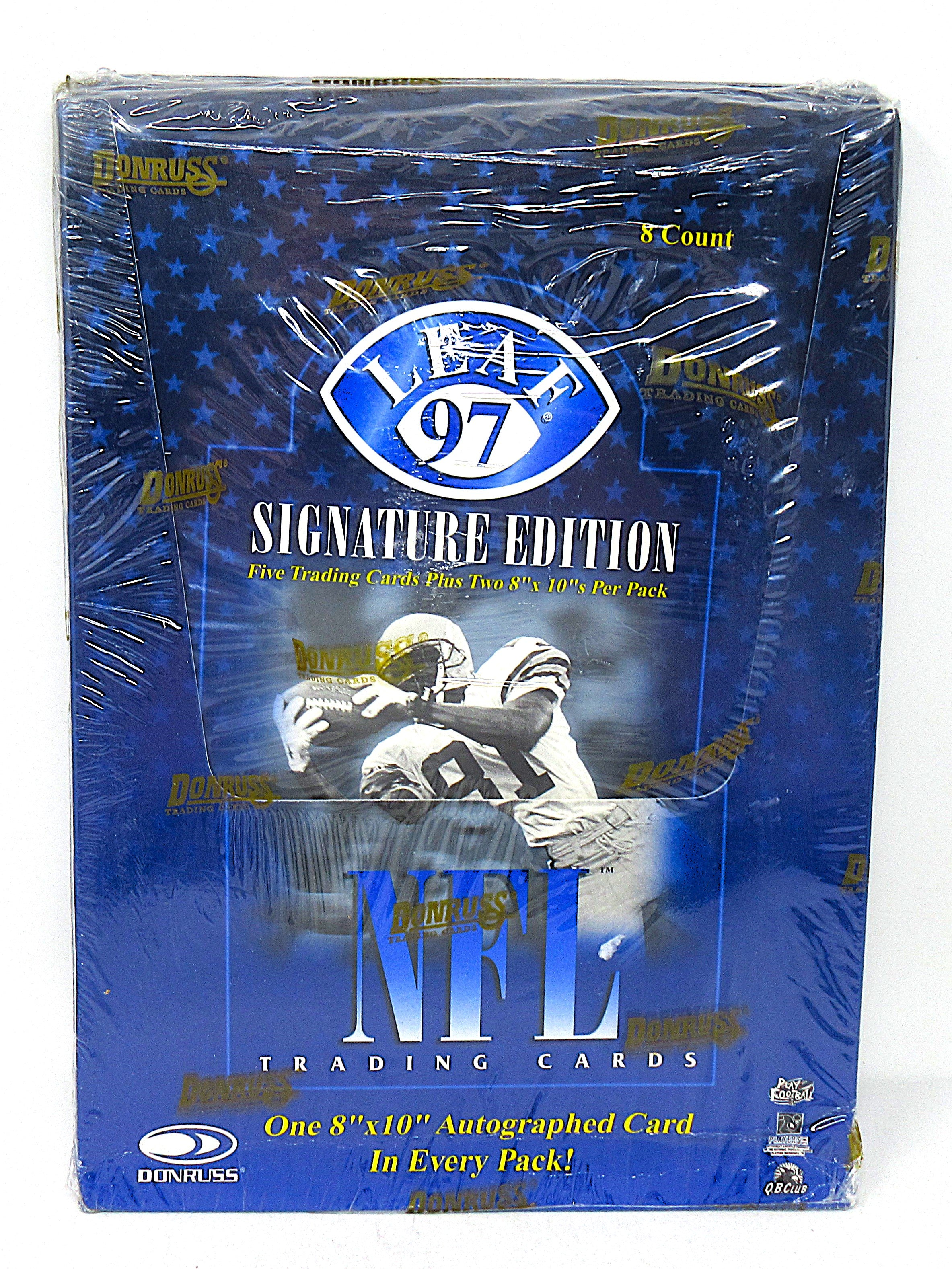 1997 Leaf Signature Edition Football Box (8x10)