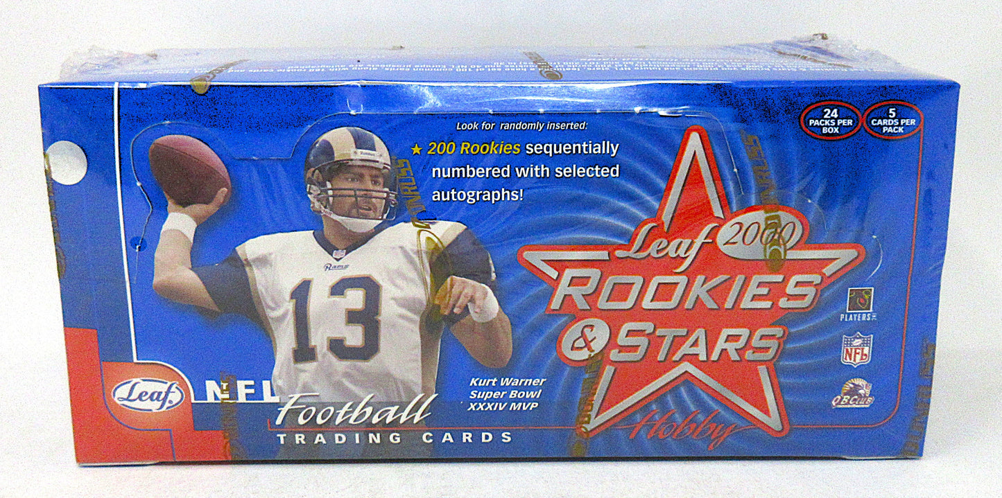 2000 Leaf Rookies & Stars Football Box (Hobby) (24/5)