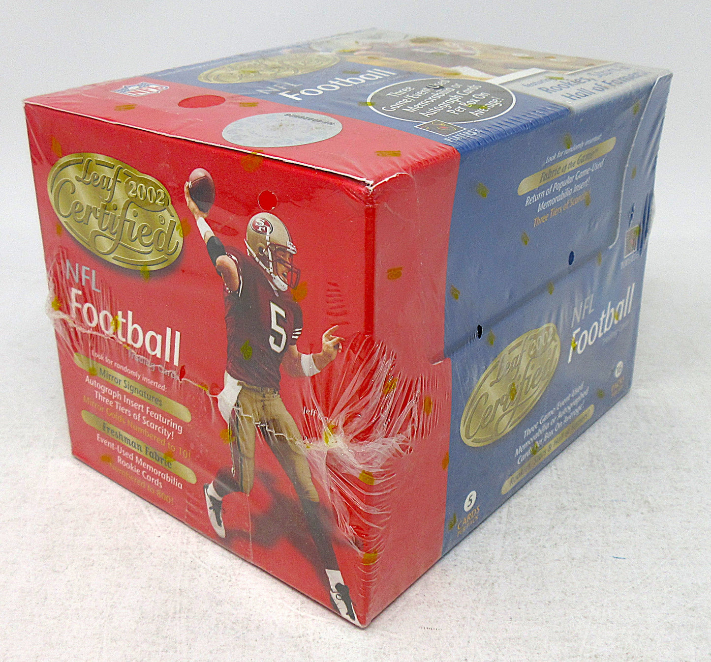2002 Leaf Certified Football Box (Hobby) (16/5)