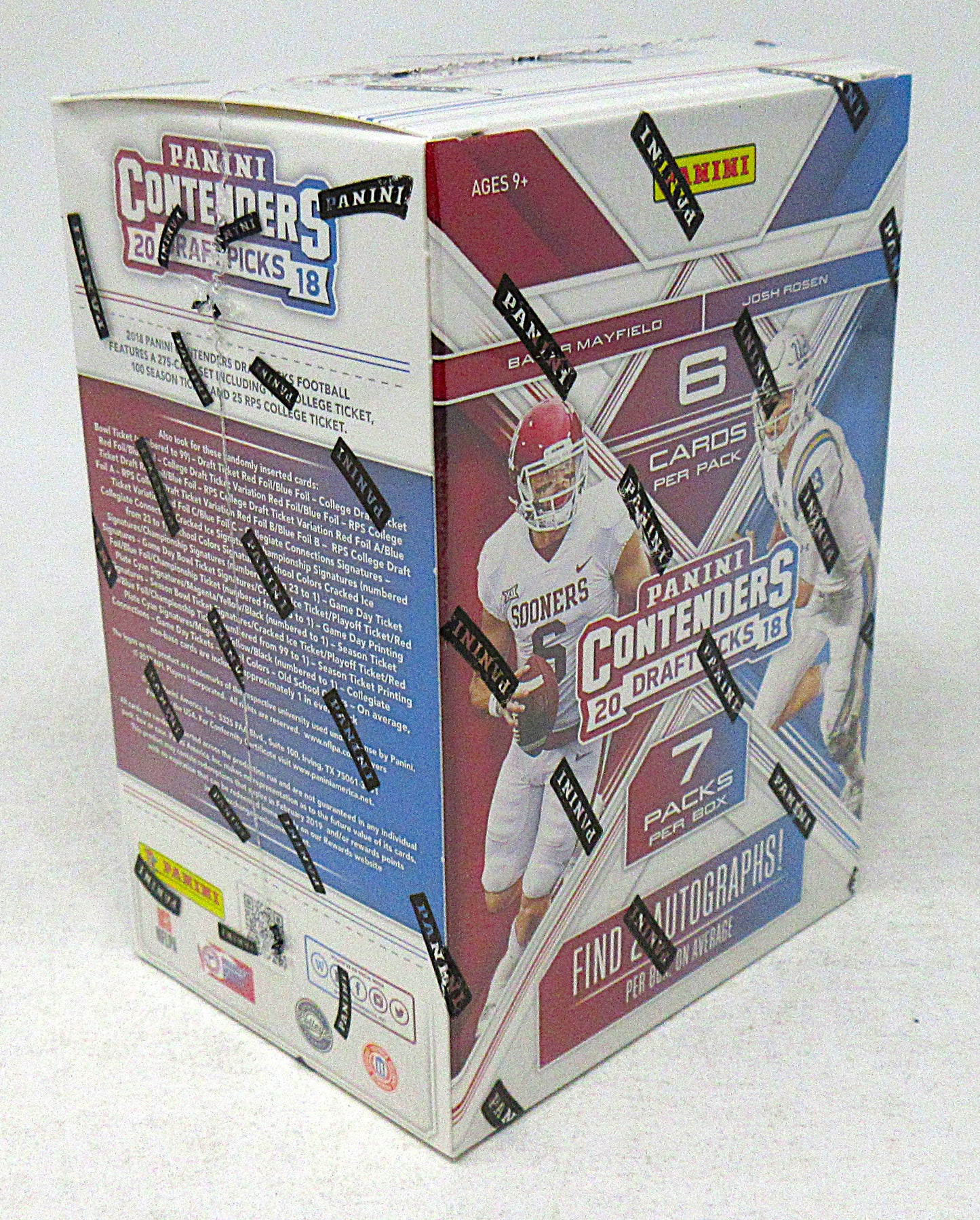 2018 Panini Contenders Draft Picks Football Blaster Box (7/6)