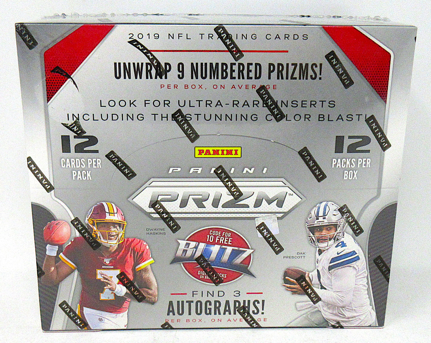 2019 Panini Prizm Football Box (Hobby) (12/12)
