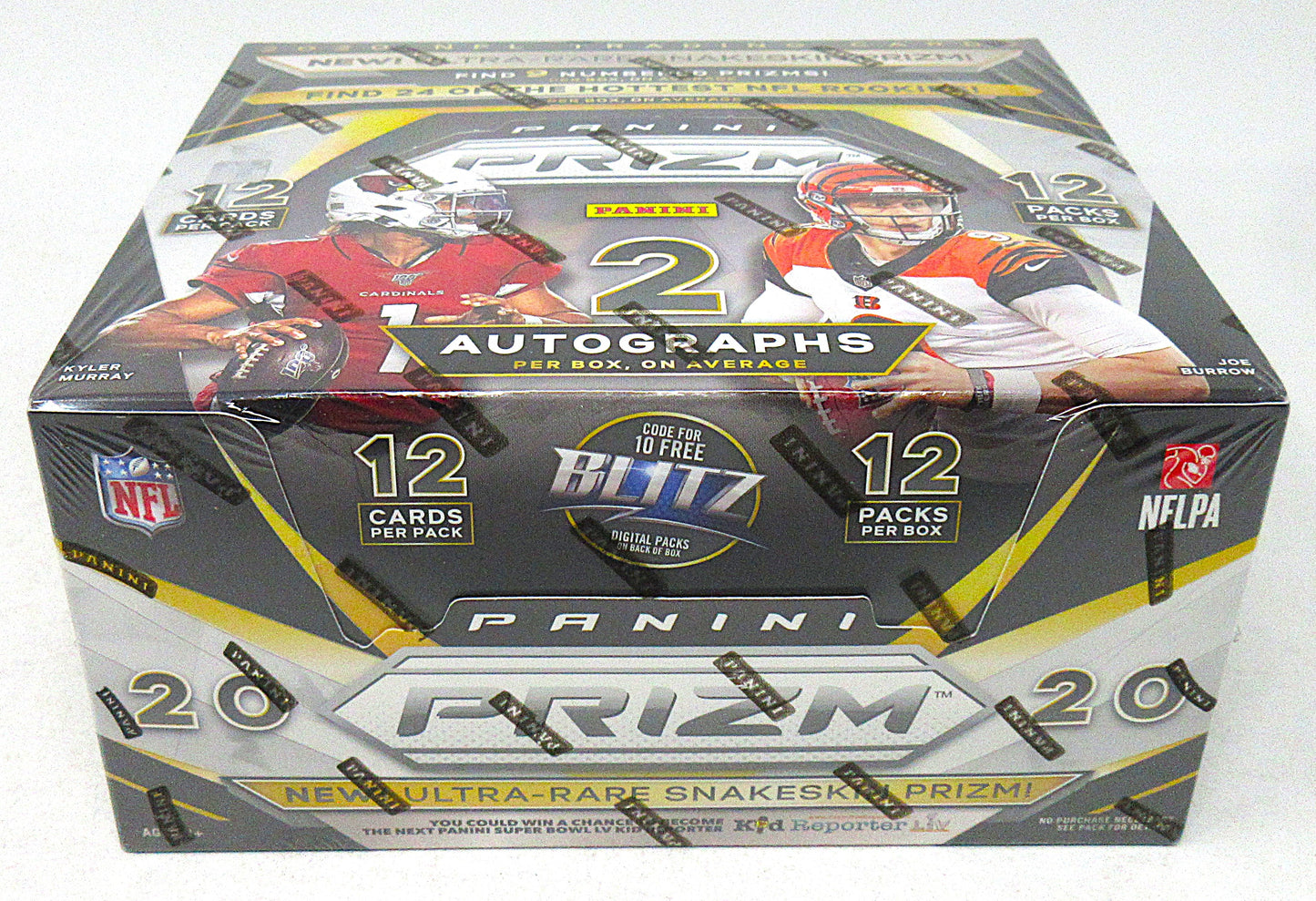 2020 Panini Prizm Football Box (Hobby) (12/12)