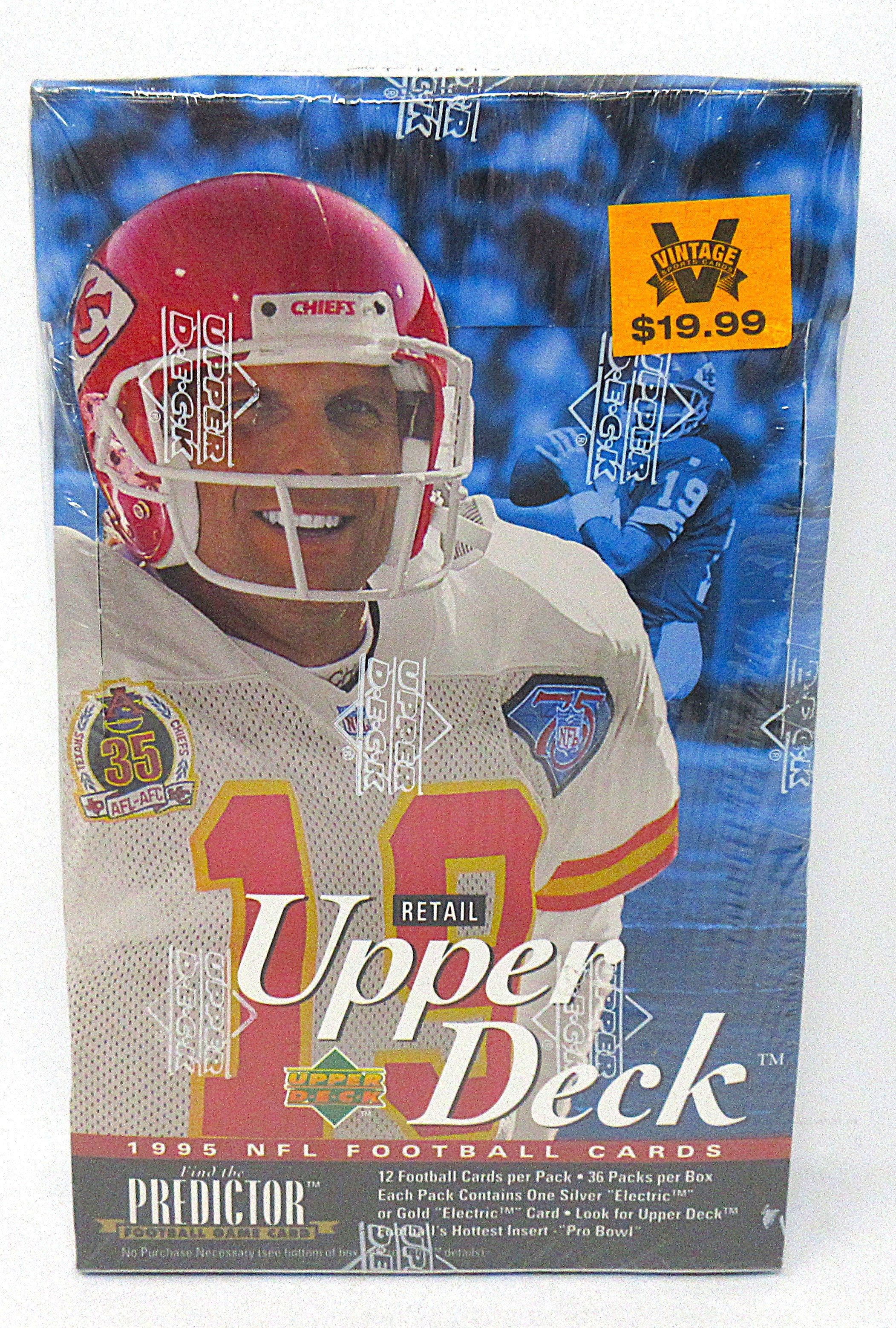 1995 Upper Deck Football Box (Retail) (36/12)