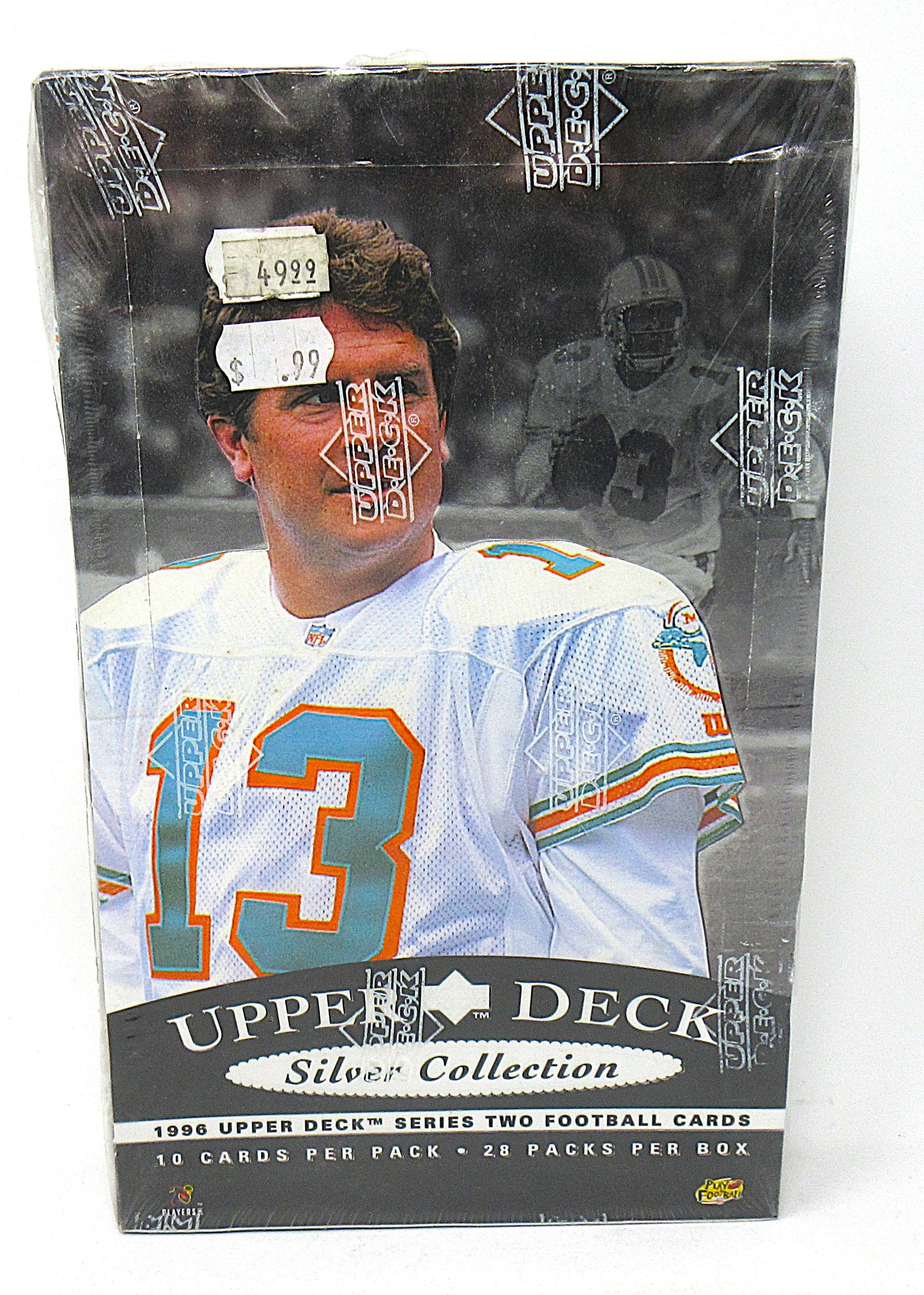 1996 Upper Deck Football Silver Edition Series 2 Box (28/10)