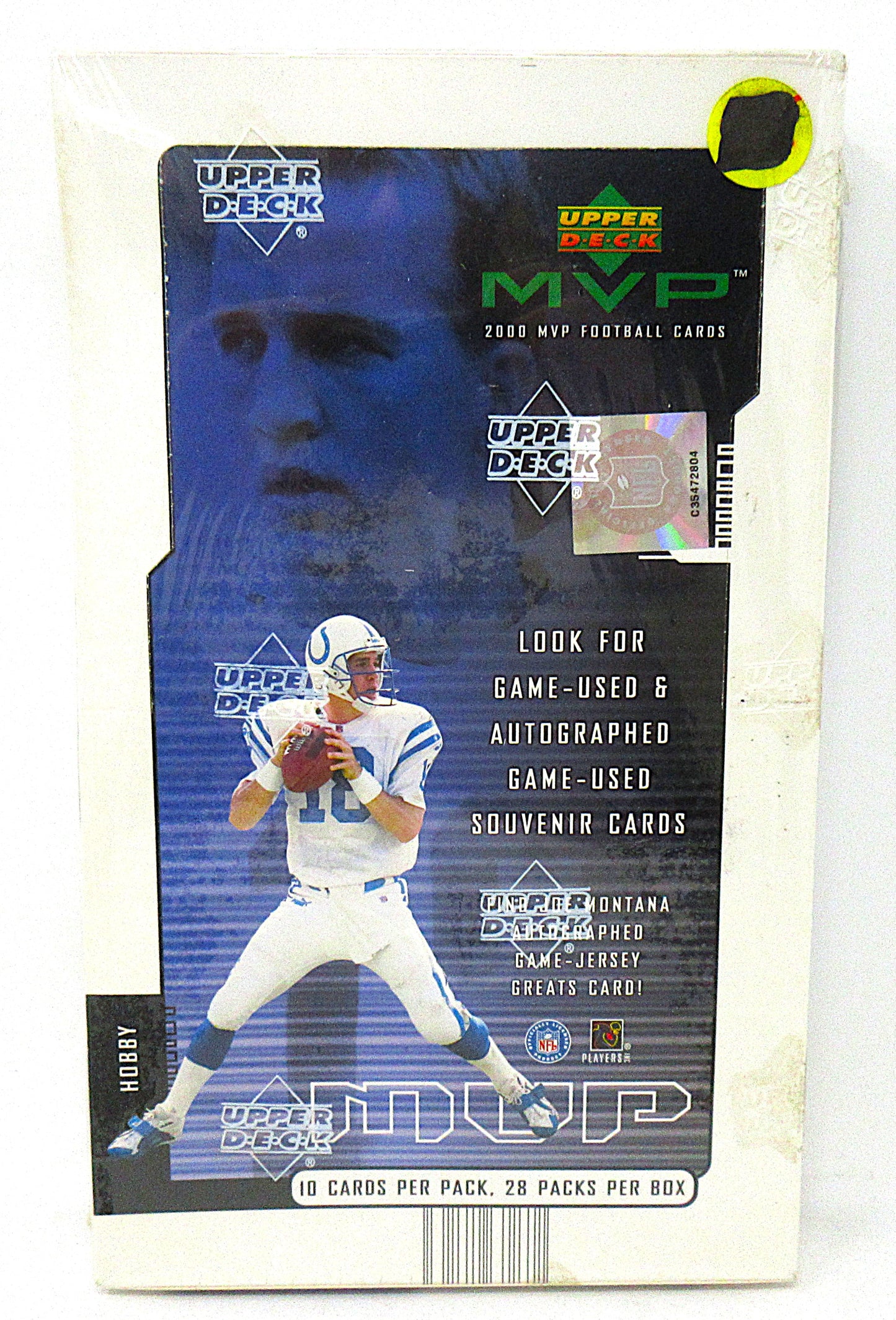 2000 Upper Deck MVP Football Box (Hobby) (28/10)