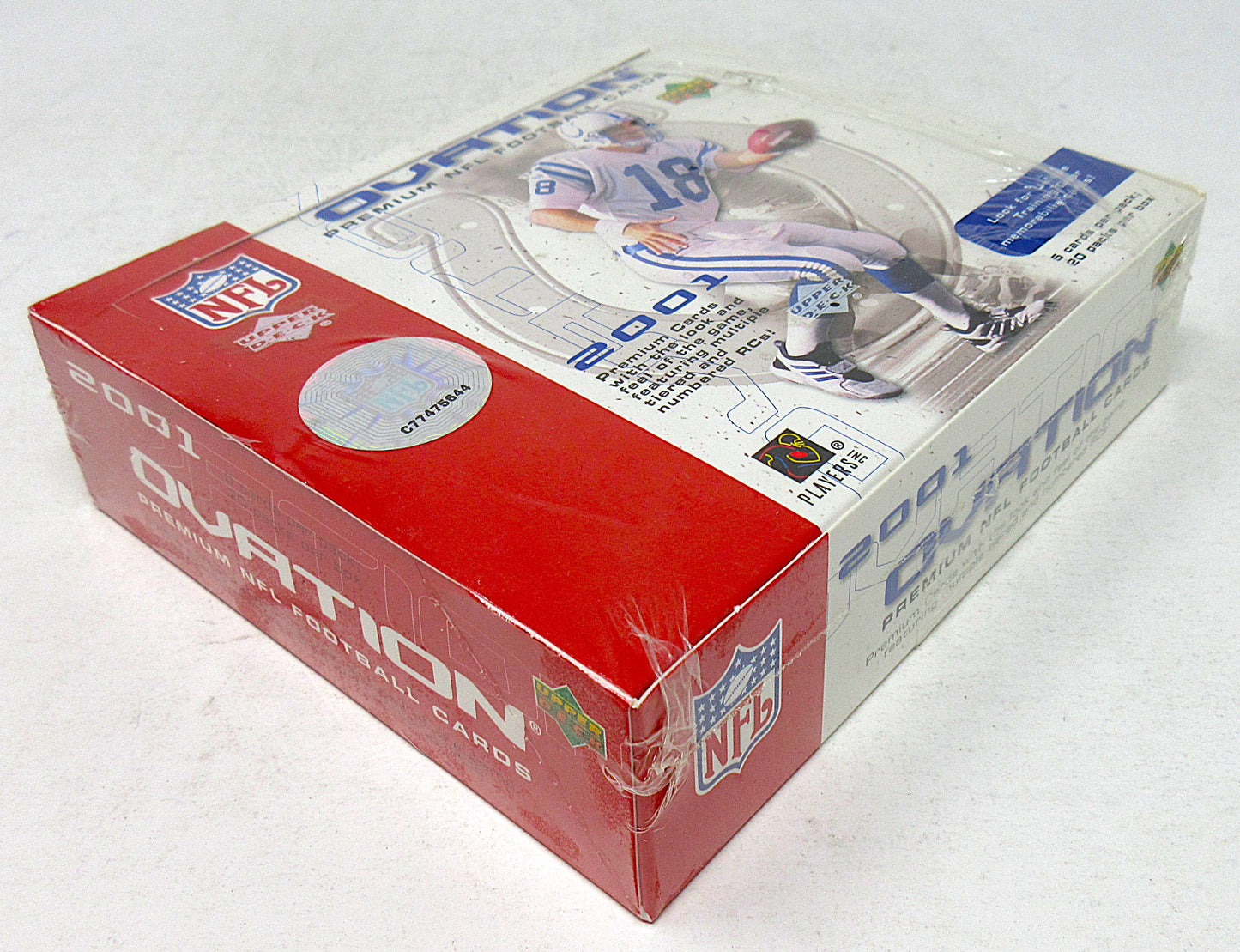 2001 Upper Deck Ovation Football Box (Hobby) (20/5)