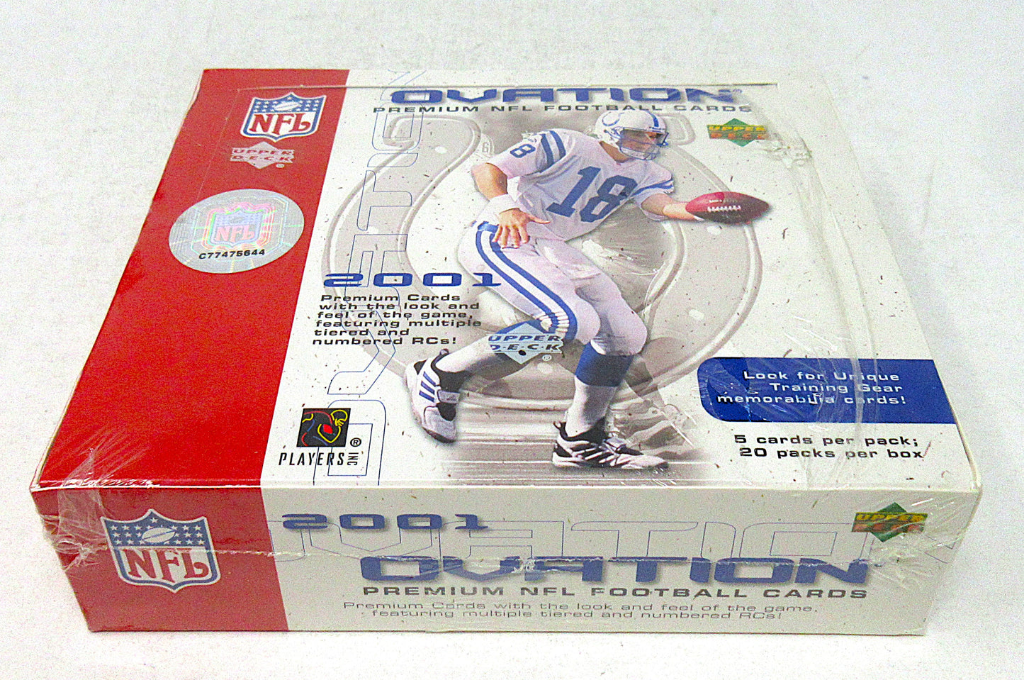 2001 Upper Deck Ovation Football Box (Hobby) (20/5)