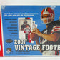 2001 Upper Deck Vintage Football Box (Hobby) (24/10)