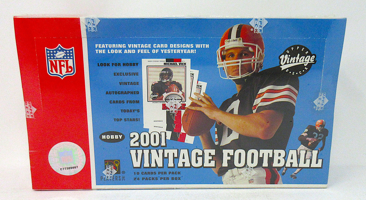 2001 Upper Deck Vintage Football Box (Hobby) (24/10)
