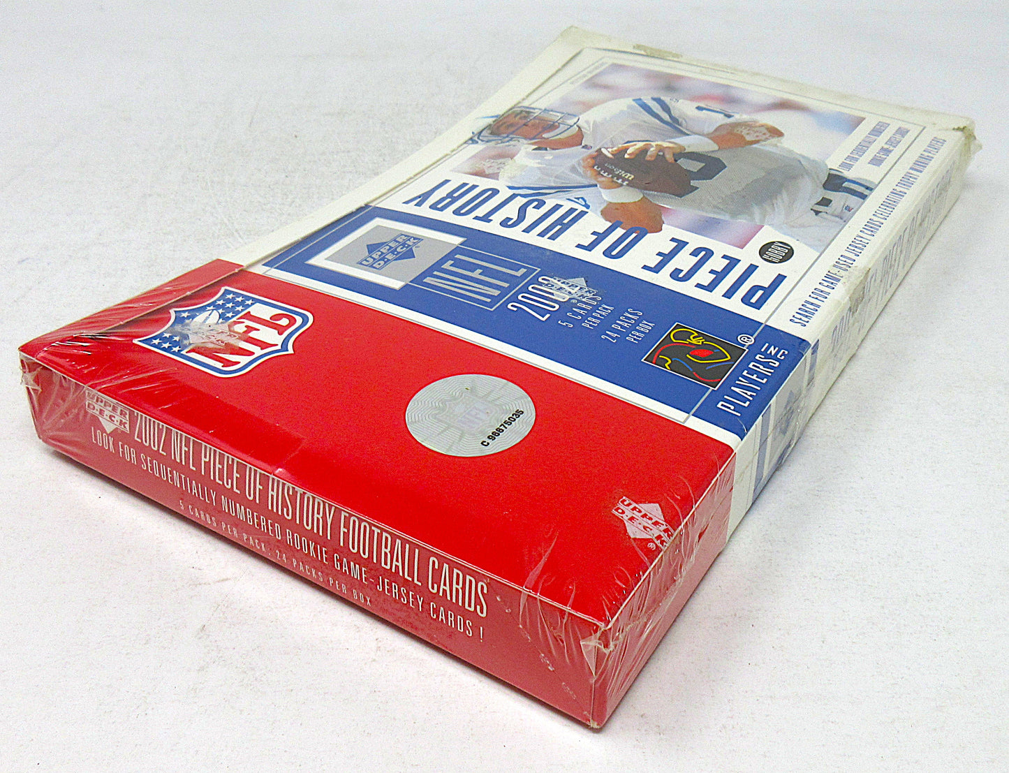 2002 Upper Deck Piece of History Football Box (Hobby) (24/5)