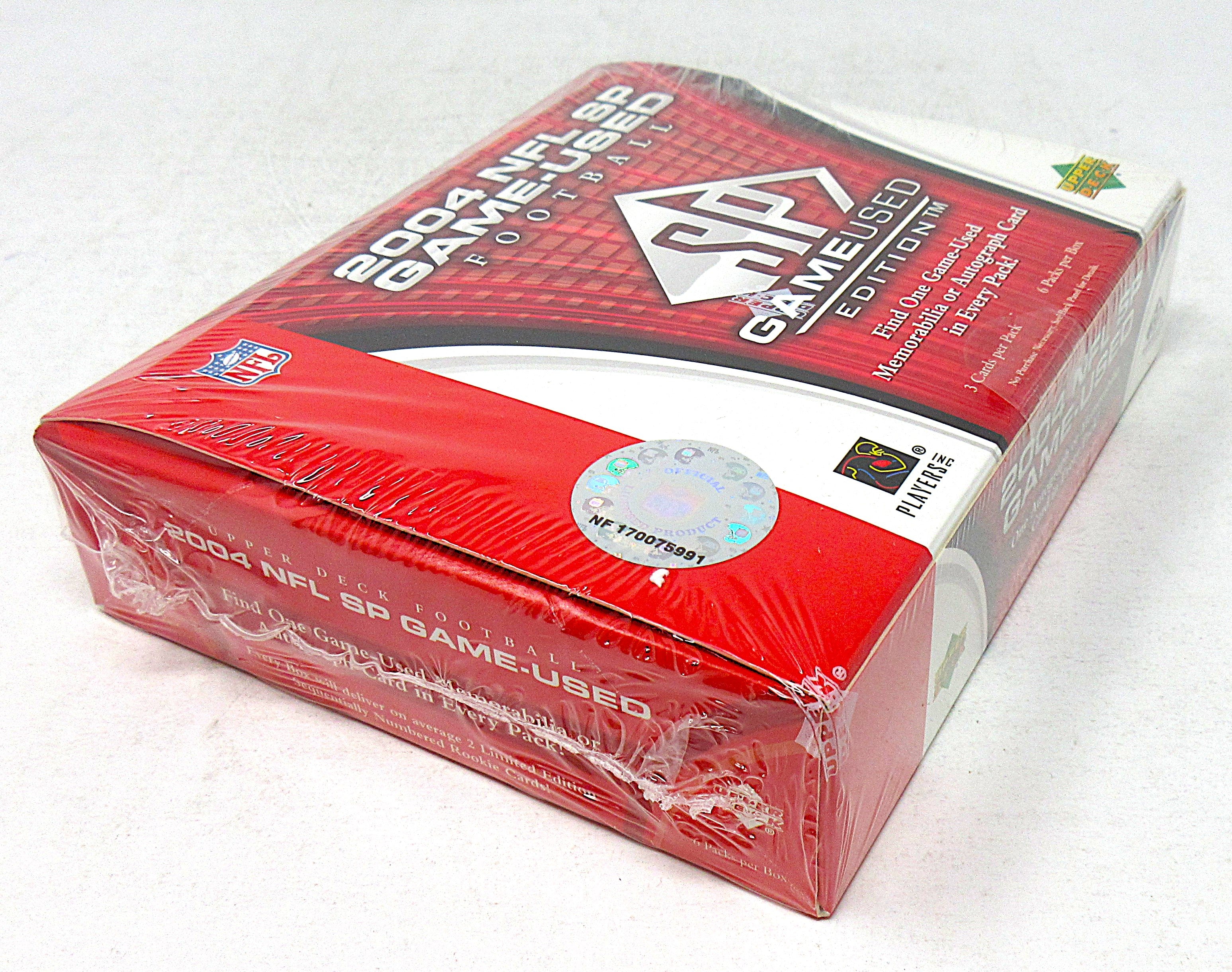 2004 Upper Deck SP Game Used Football Box (Hobby) (6/3) – Baseball