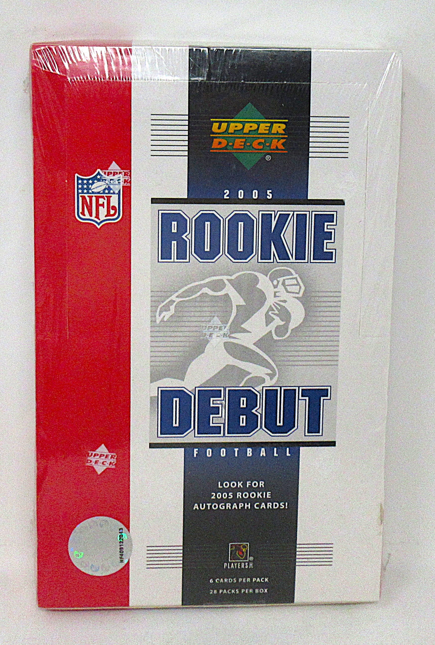 2005 Upper Deck Rookie Debut Football Box (Hobby) (28/6)