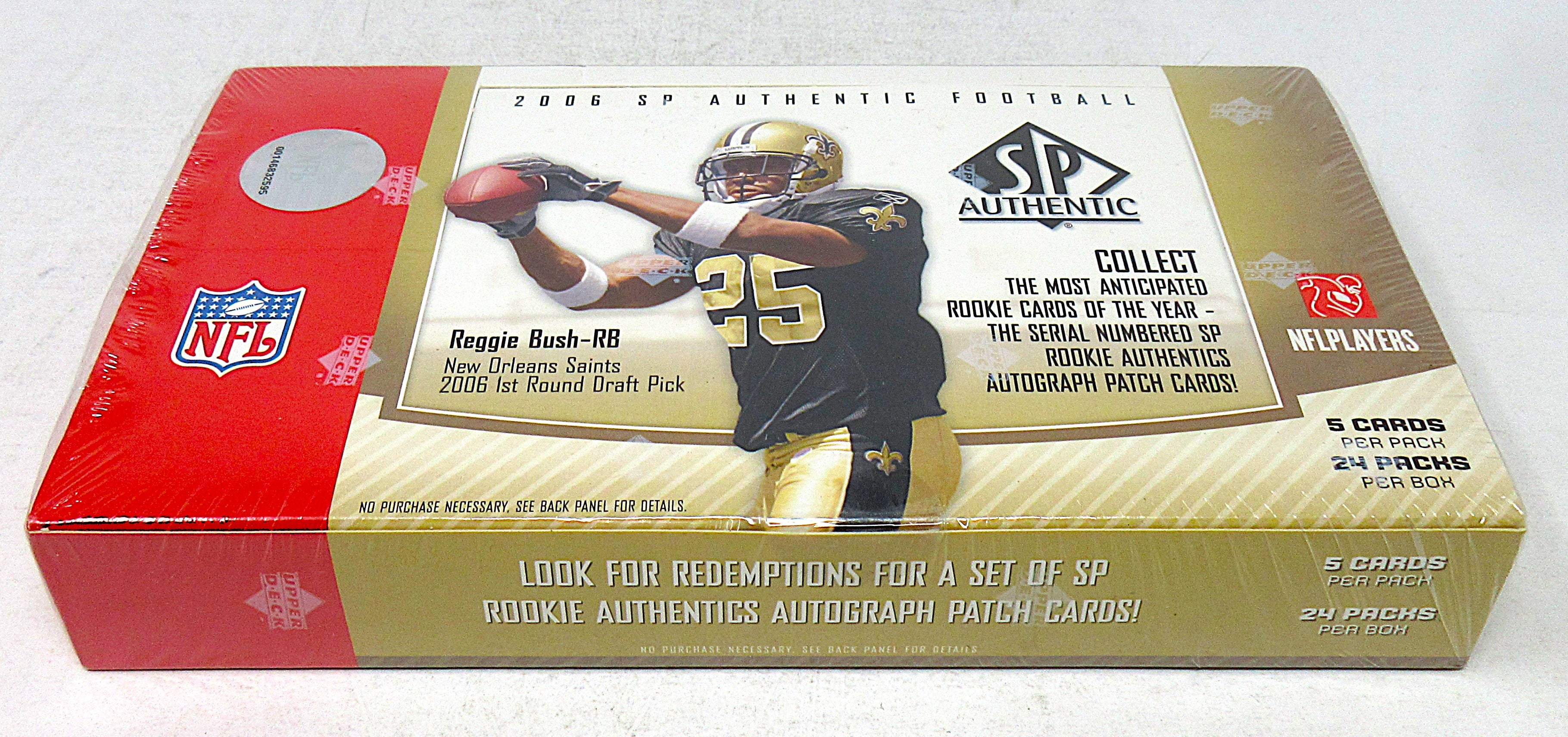 2006 Upper Deck SP Authentic Football Box (Hobby) (24/5