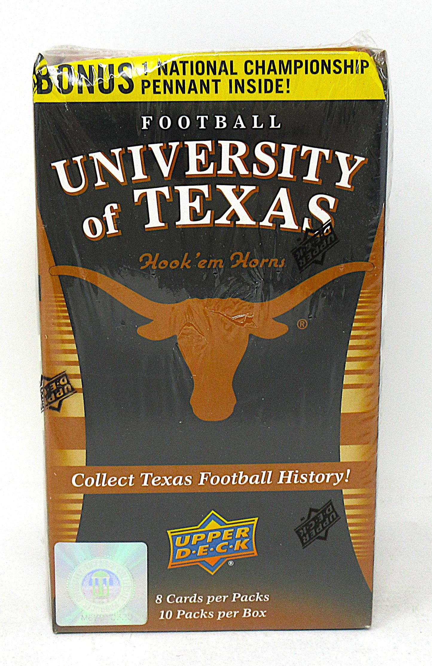 2011 Upper Deck University Of Texas Football Blaster Box (10/8)