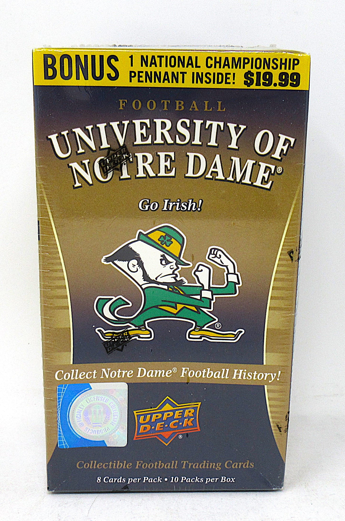 2013 Upper Deck Notre Dame Football Blaster Box (10/8)