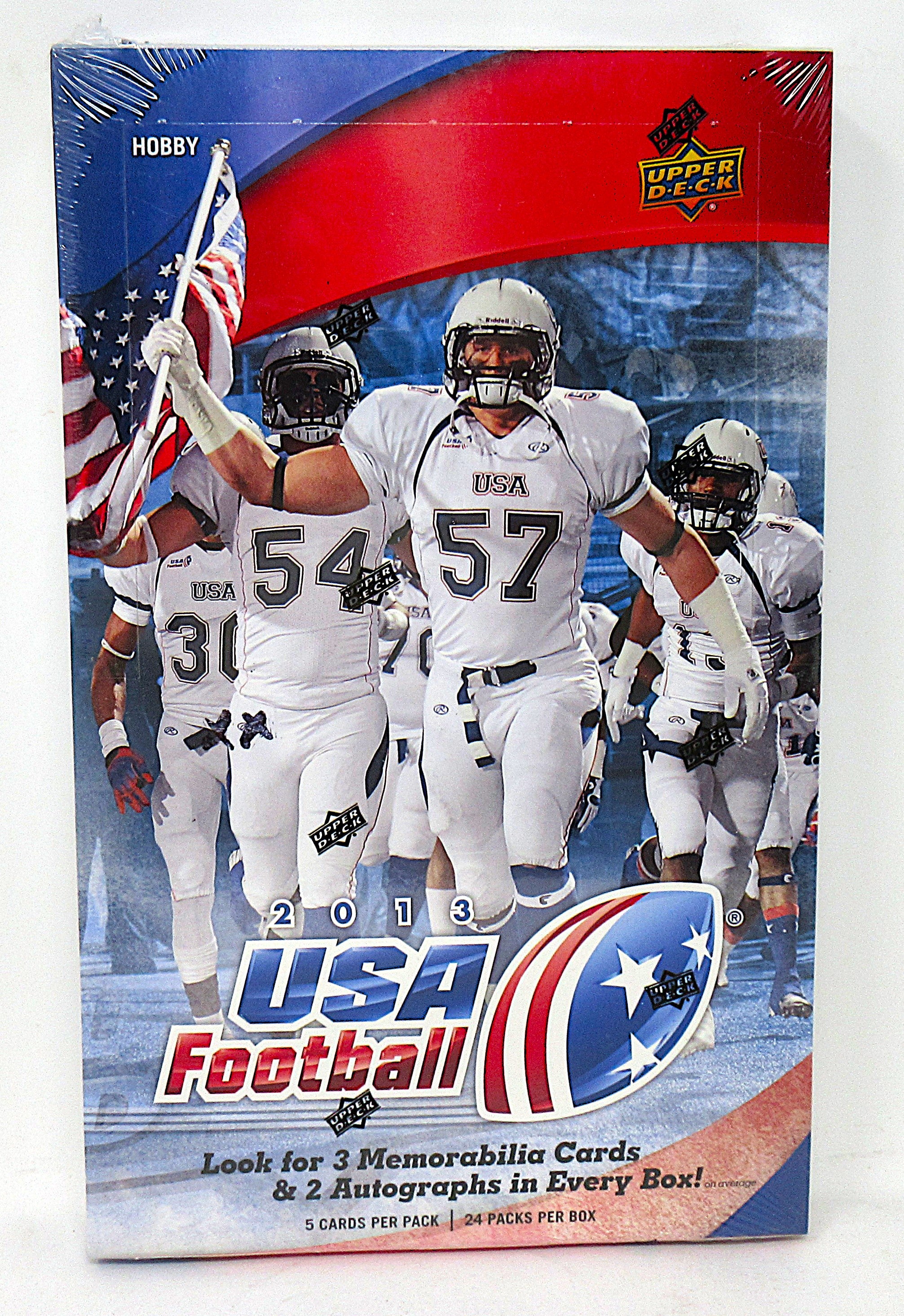 2013 Upper Deck USA Football Box (Hobby) (24/5)