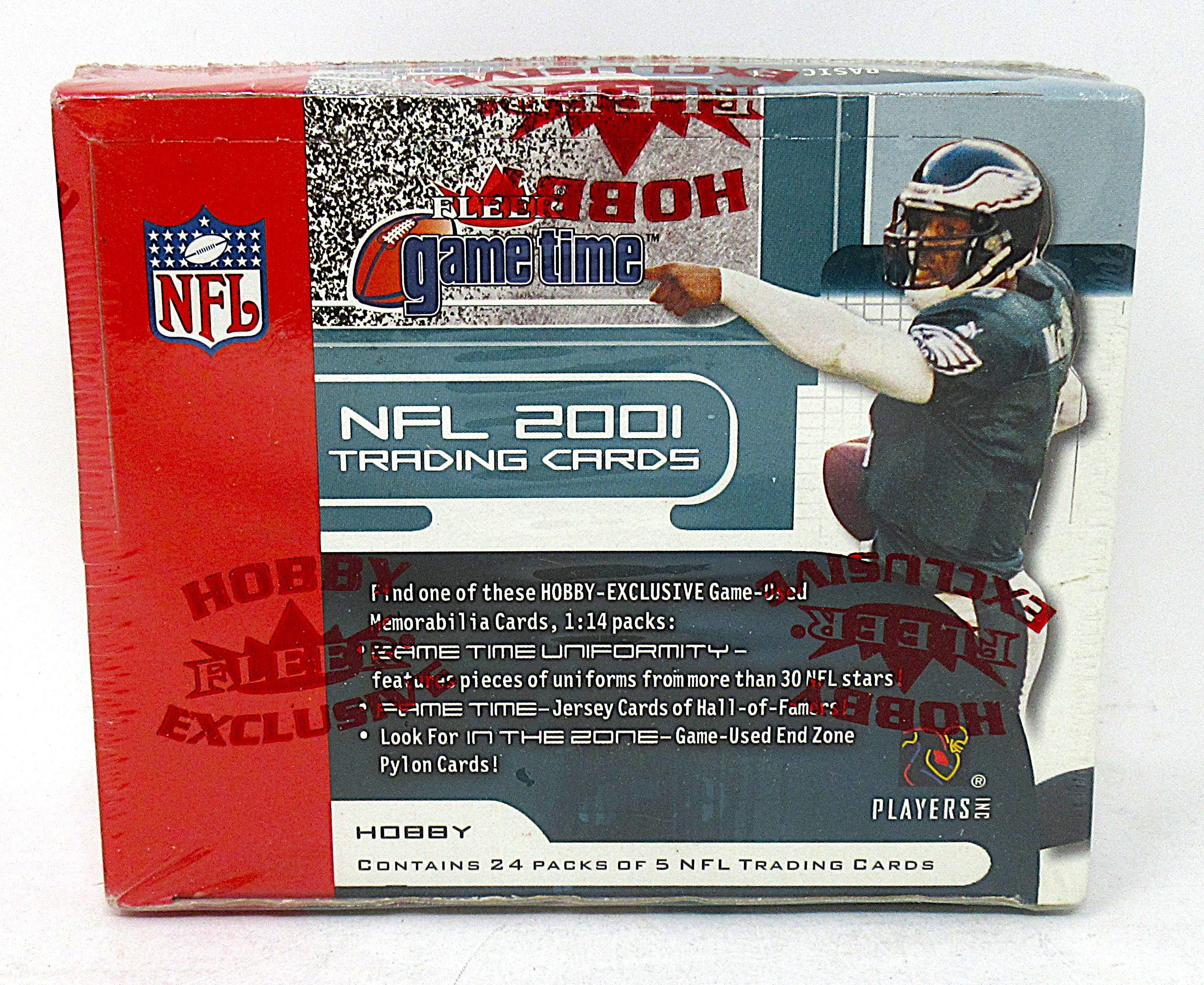 2001 Fleer Game Time Football Box (Hobby) (24/5)
