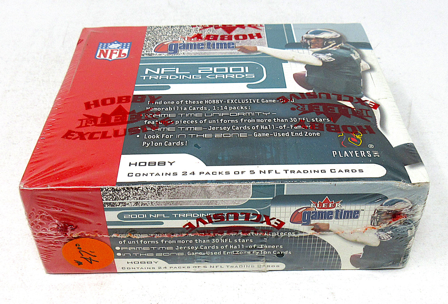 2001 Fleer Game Time Football Box (Hobby) (24/5)