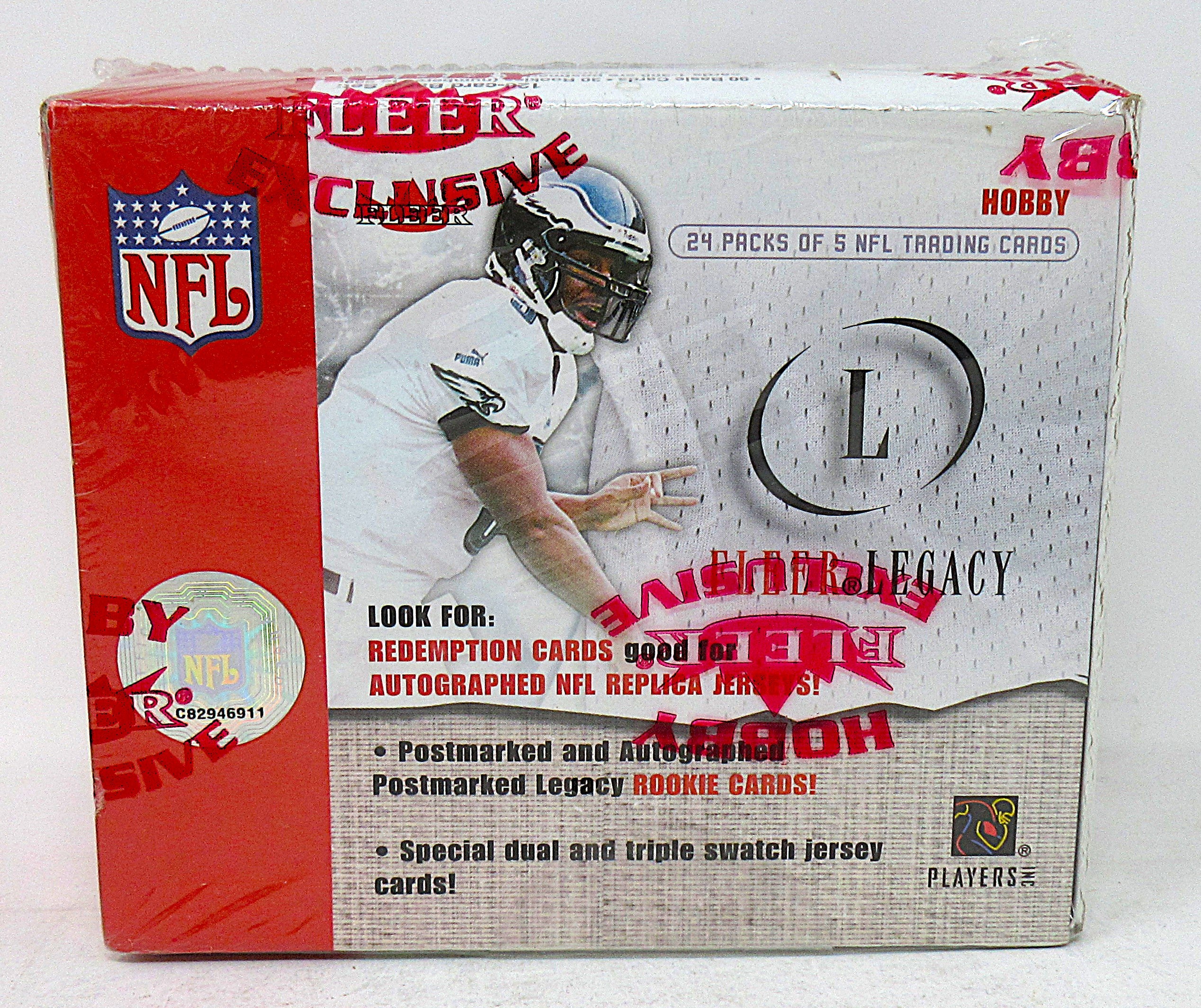 2001 Fleer Legacy Football Box (Hobby) (24/5)