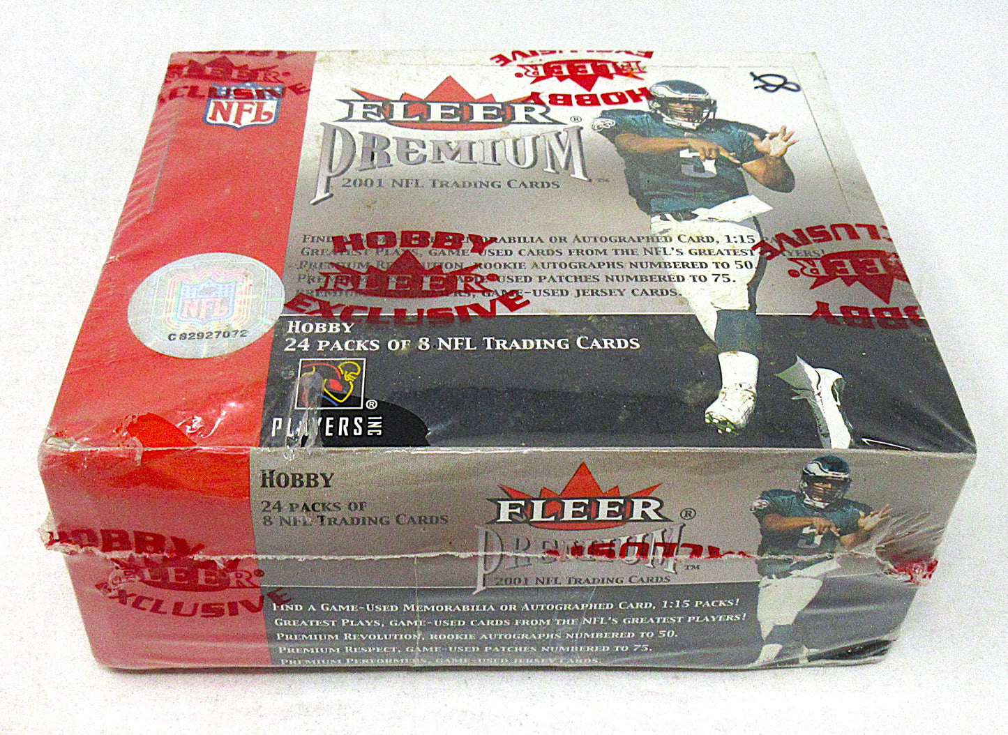 2001 Fleer Premium Football Box (Hobby) (24/8)