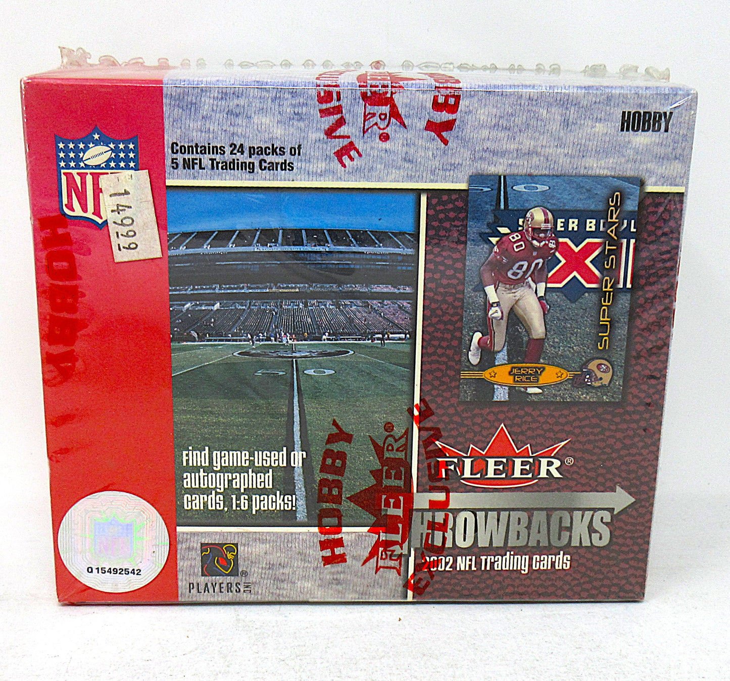 2002 Fleer Throwbacks Football Box (Hobby) (24/5)