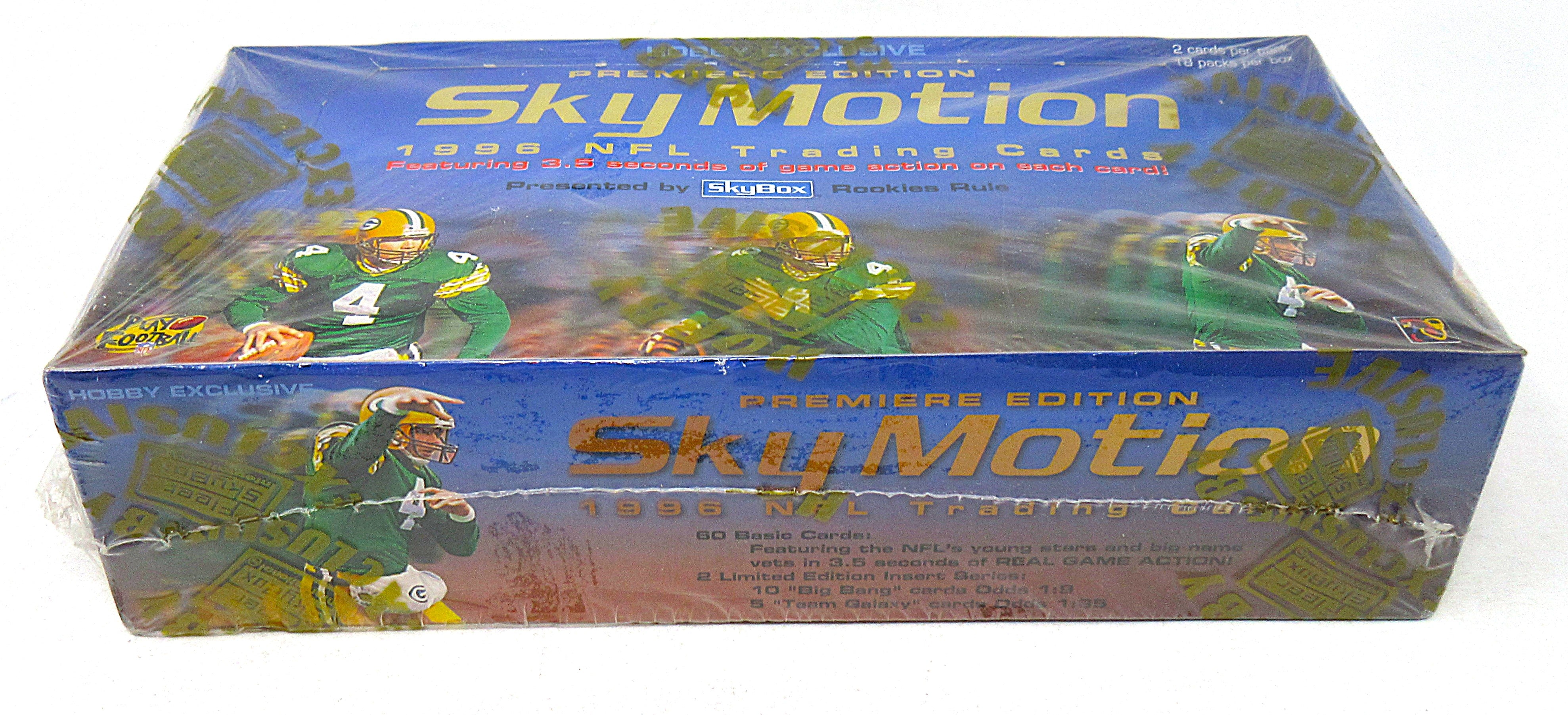 1996 Skybox SkyMotion Football Box (Hobby) (18/2) – Baseball Card