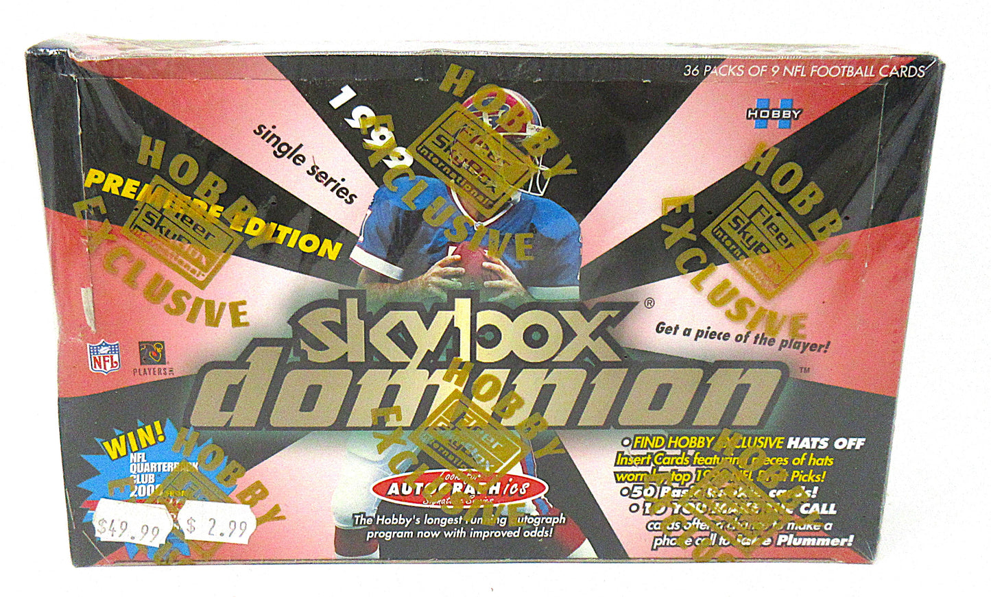 1999 Skybox Dominion Football Box (Hobby) (36/9)