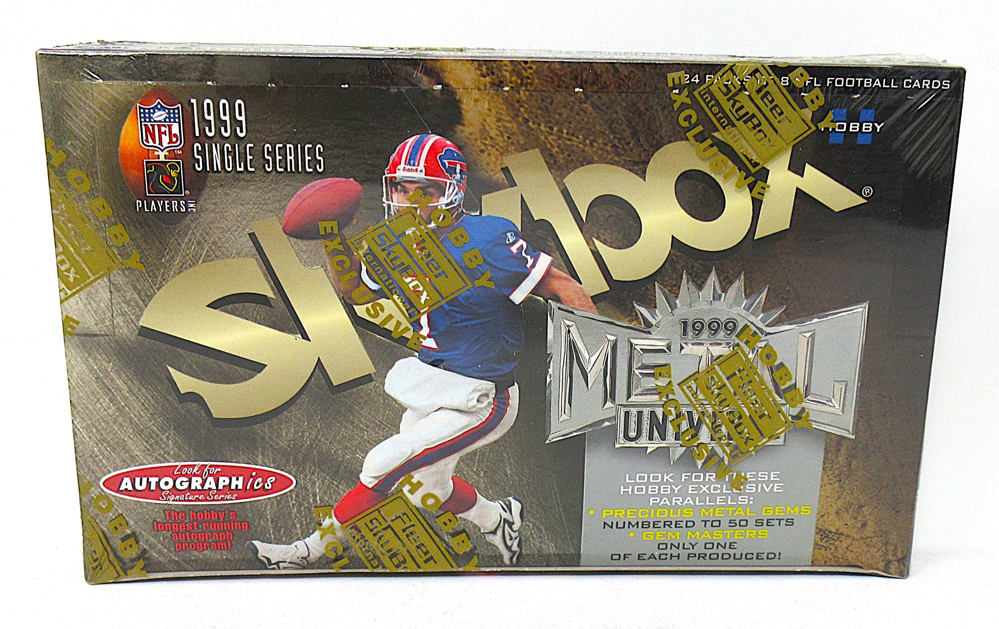 1999 Skybox Metal Universe Football Box (Hobby) (24/8)