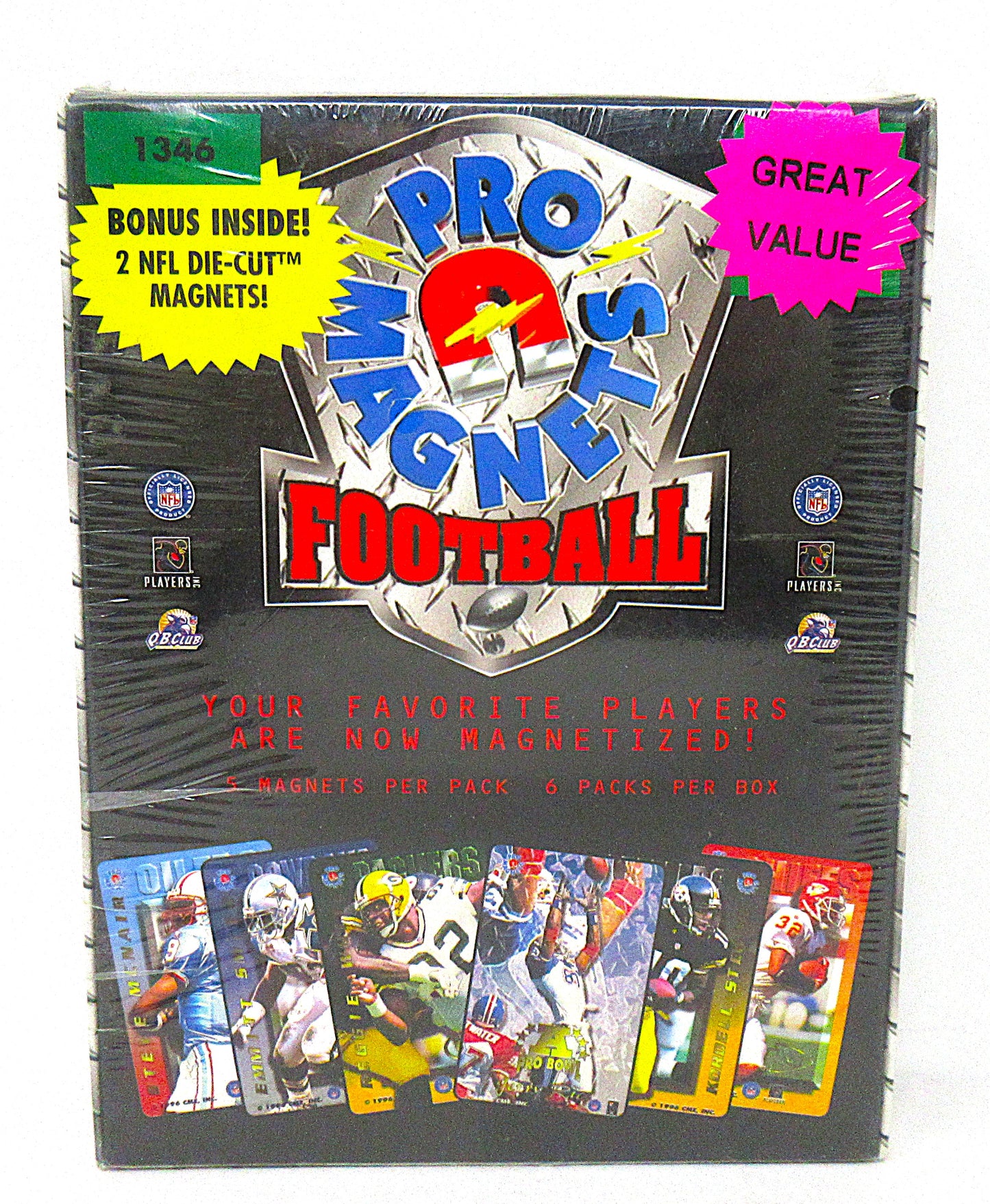 1996 Pro Magnets Football Box (6/5)