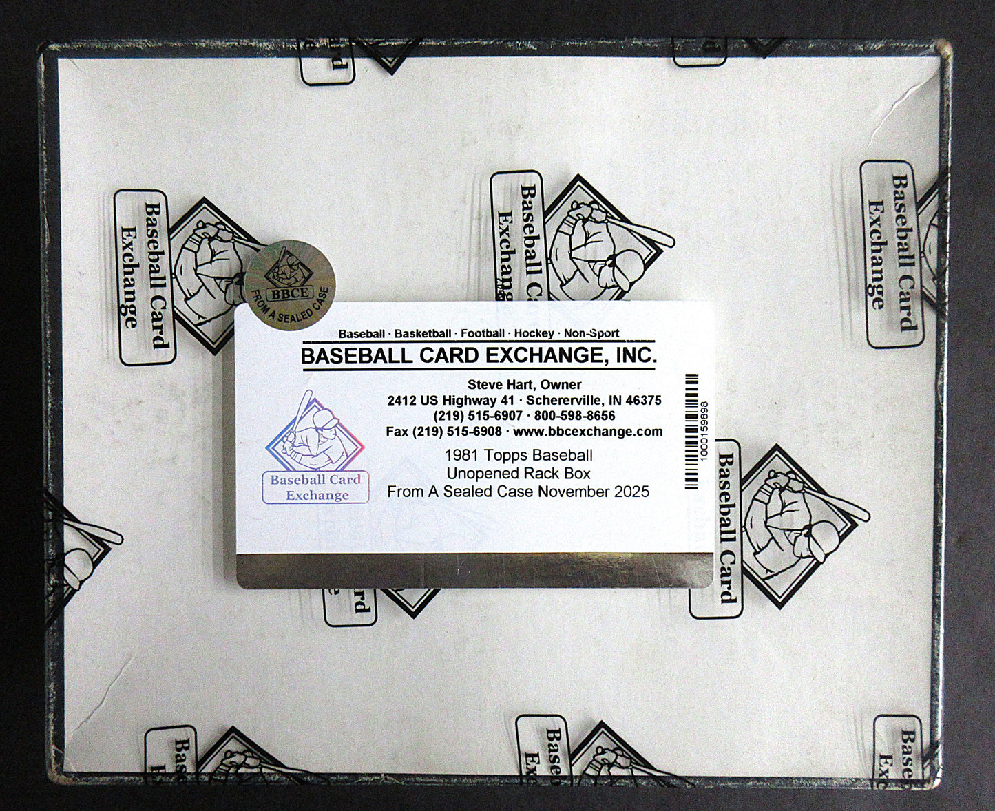 1981 Topps Baseball Unopened Rack Box (FASC)