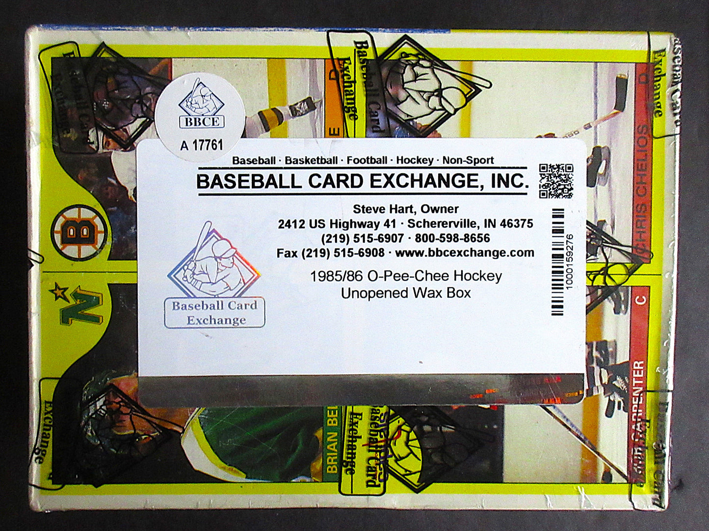 1985/86 OPC O-Pee-Chee Hockey Unopened Wax Box (BBCE) (A17761)