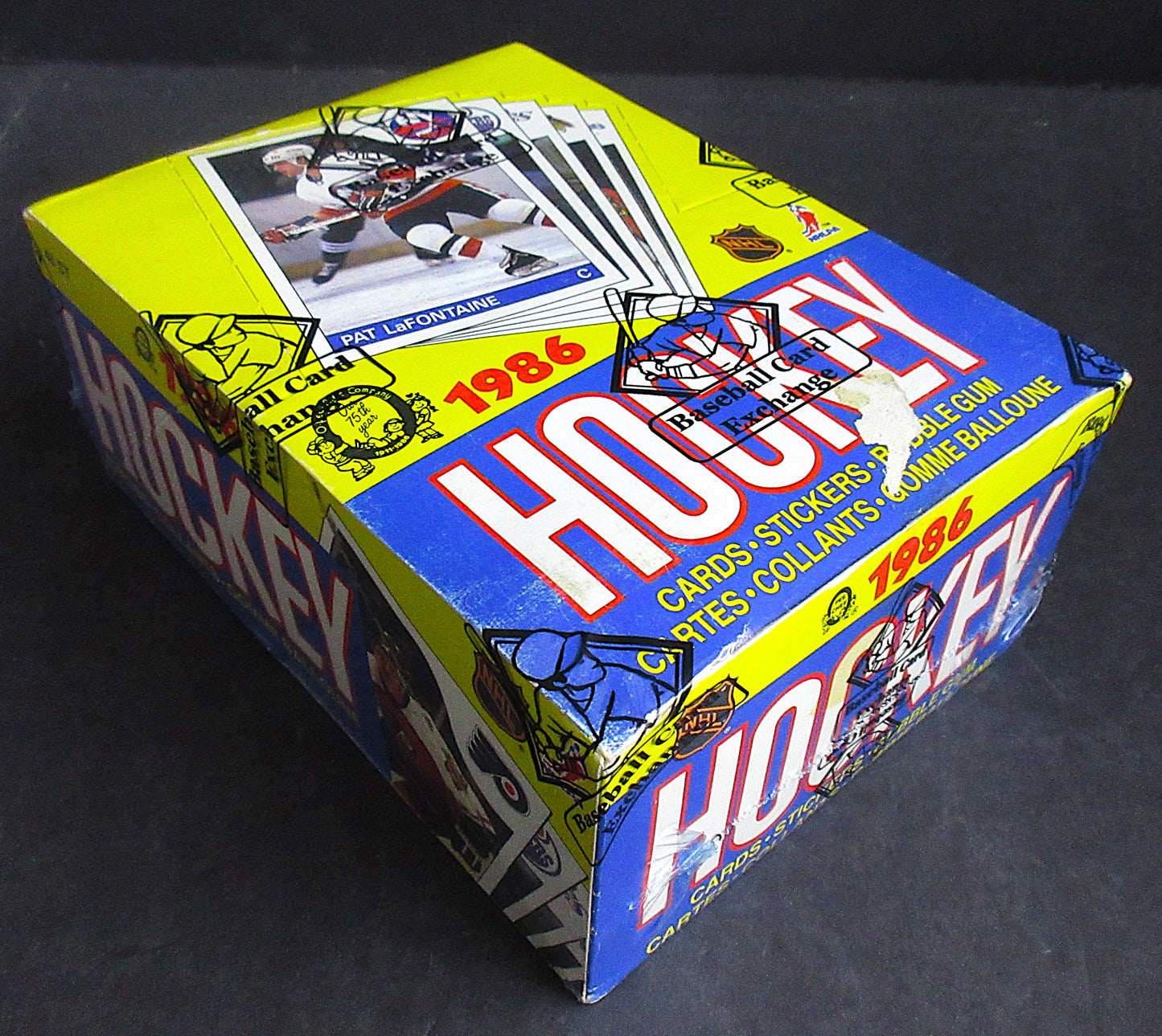 1985/86 OPC O-Pee-Chee Hockey Unopened Wax Box (BBCE) (A17761)