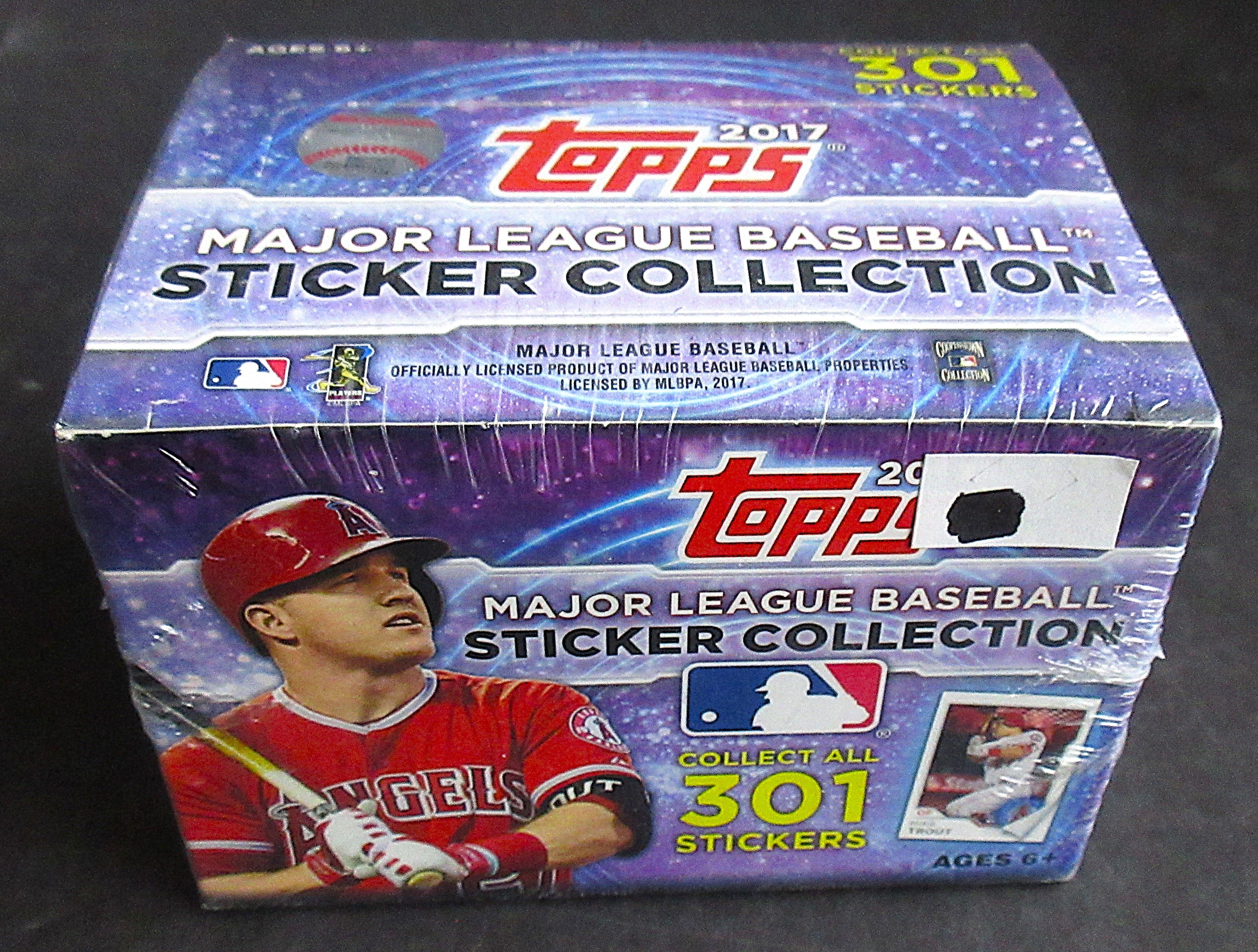 2017 Topps Baseball Sticker Collection Box (50/8)