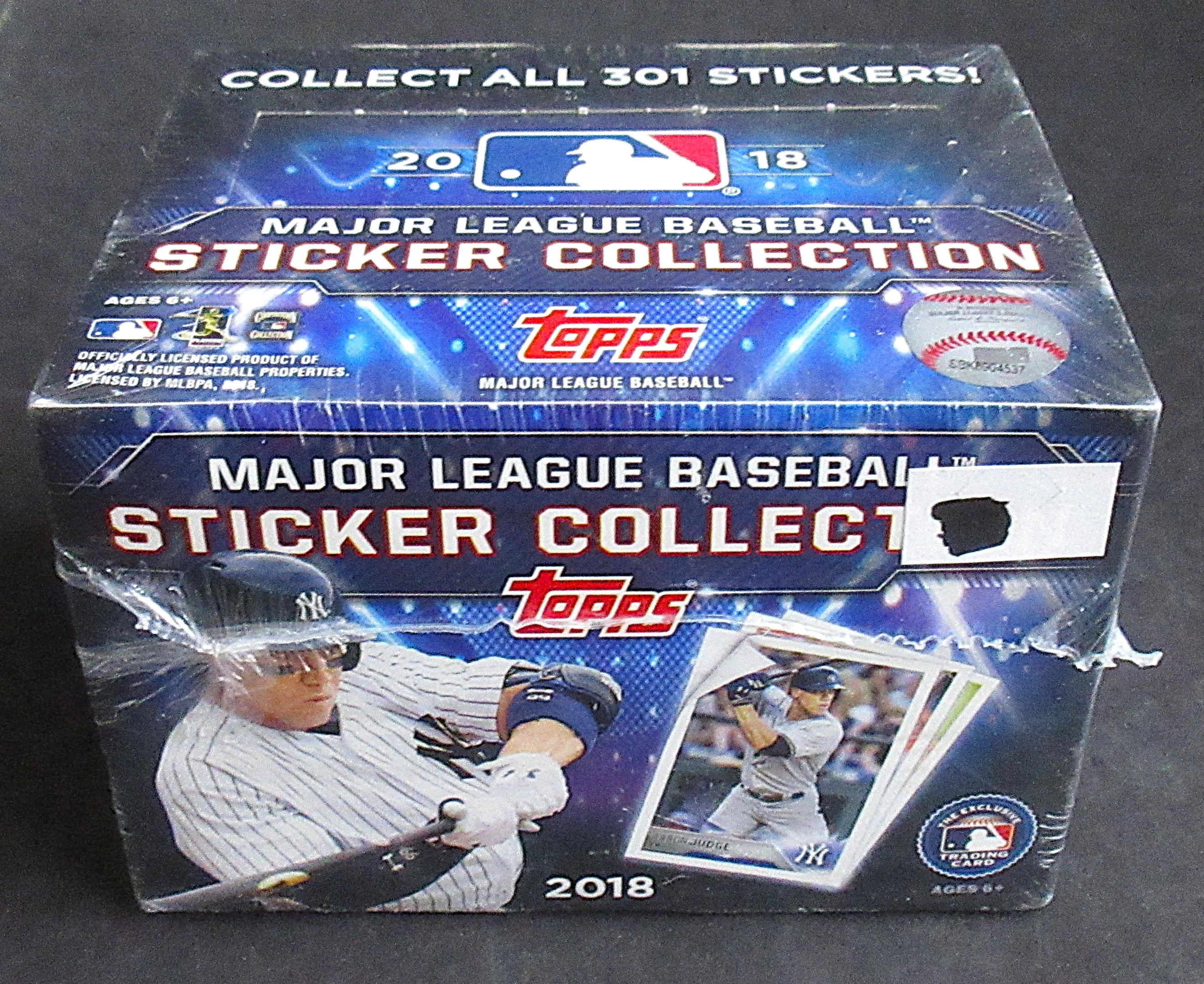 2018 Topps Baseball Sticker Collection Box (50/8)