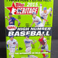 2015 Topps Heritage Baseball High Number Blaster Box (8/9)