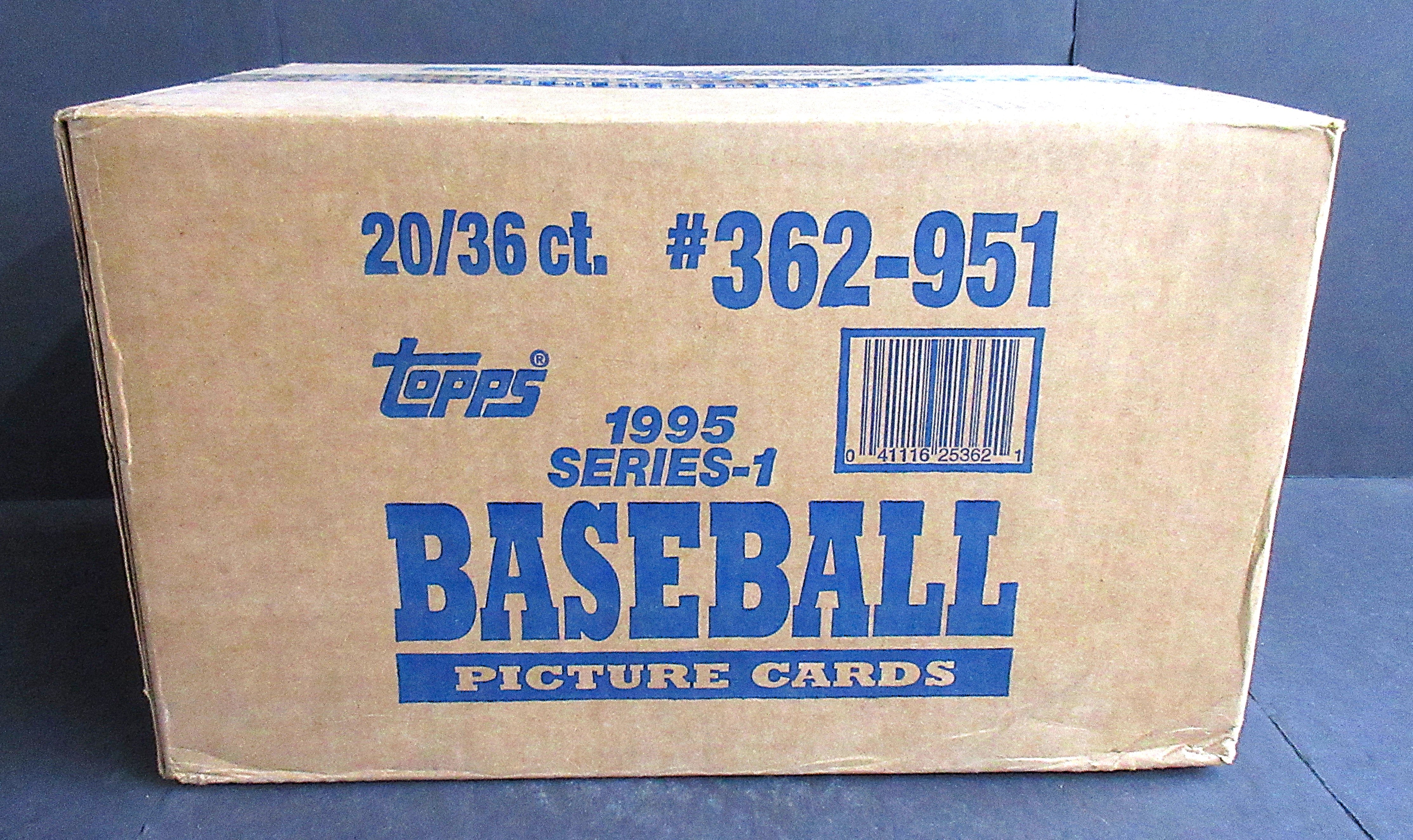 1995 Topps Baseball Series 1 Case (Retail) (20 Box)