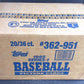 1995 Topps Baseball Series 1 Case (Retail) (20 Box)