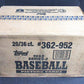 1995 Topps Baseball Series 2 Case (Retail) (20 Box)