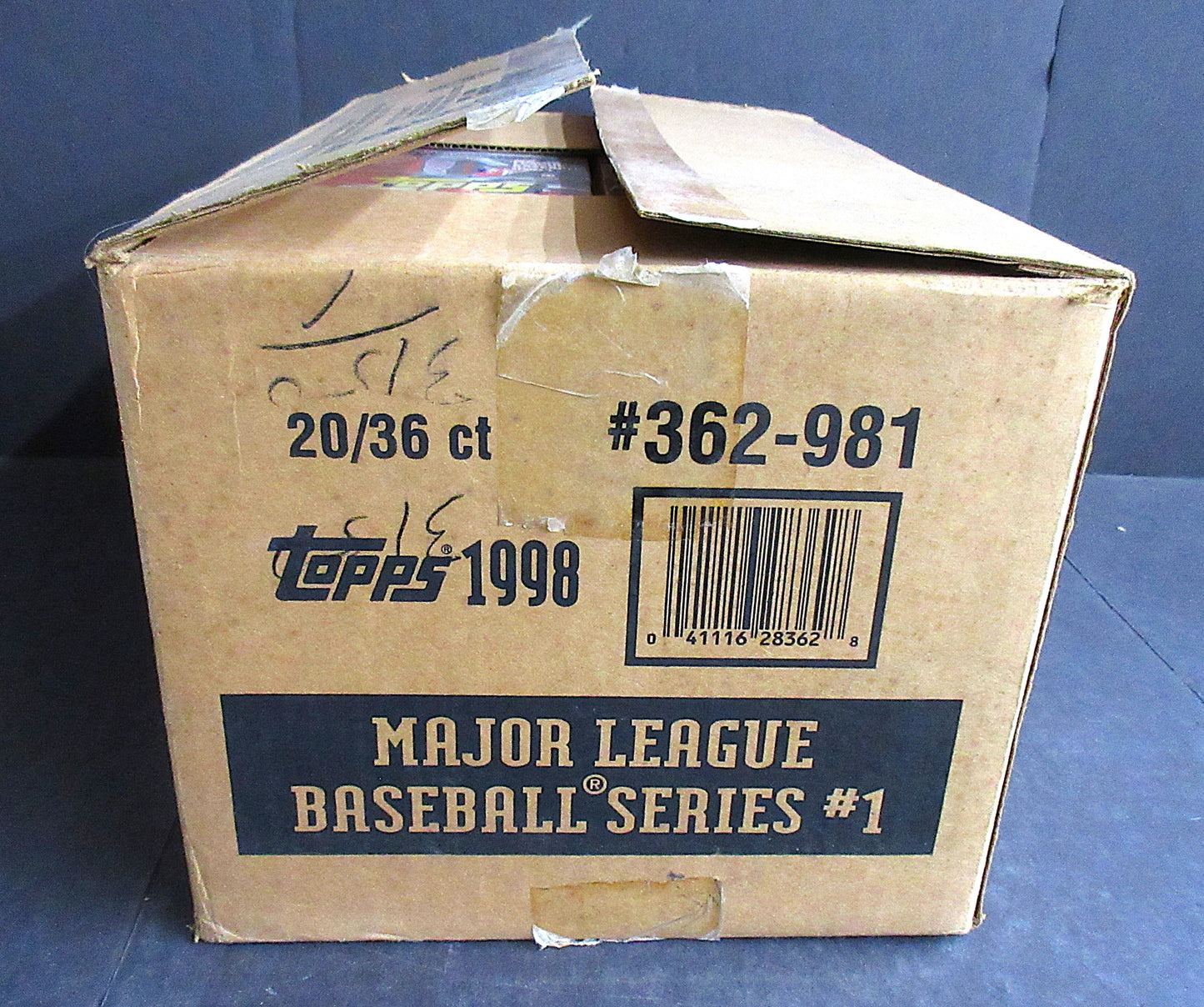1998 Topps Baseball Series 1 Case (Retail) (20 Box)