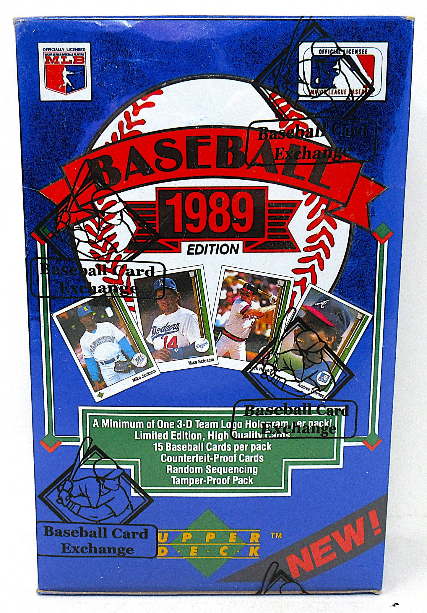 1989 Upper Deck Baseball Low Series Box (FASC) (Read) (26809)
