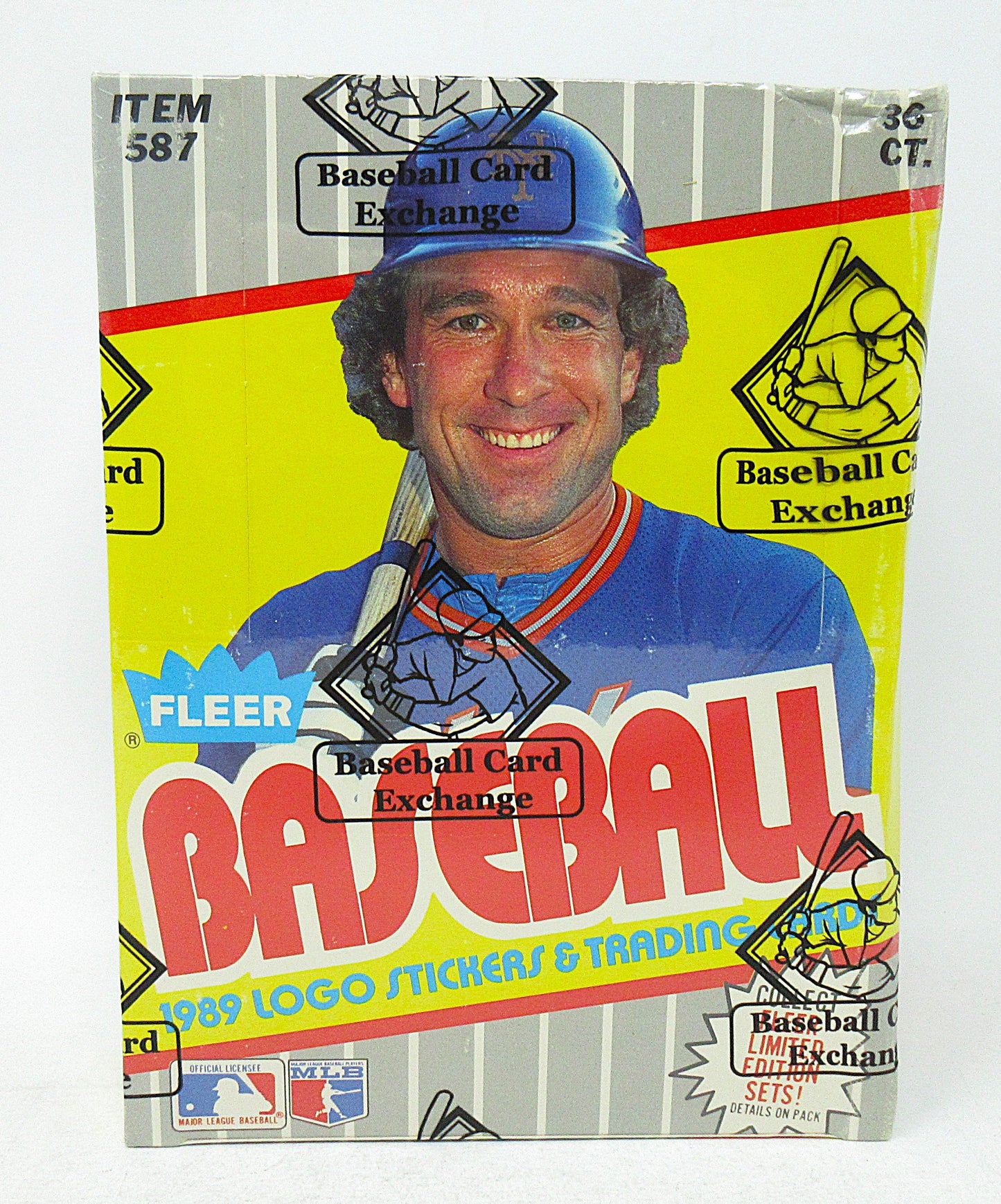 1989 Fleer Baseball Unopened Wax Box (FASC) (Code 91362)