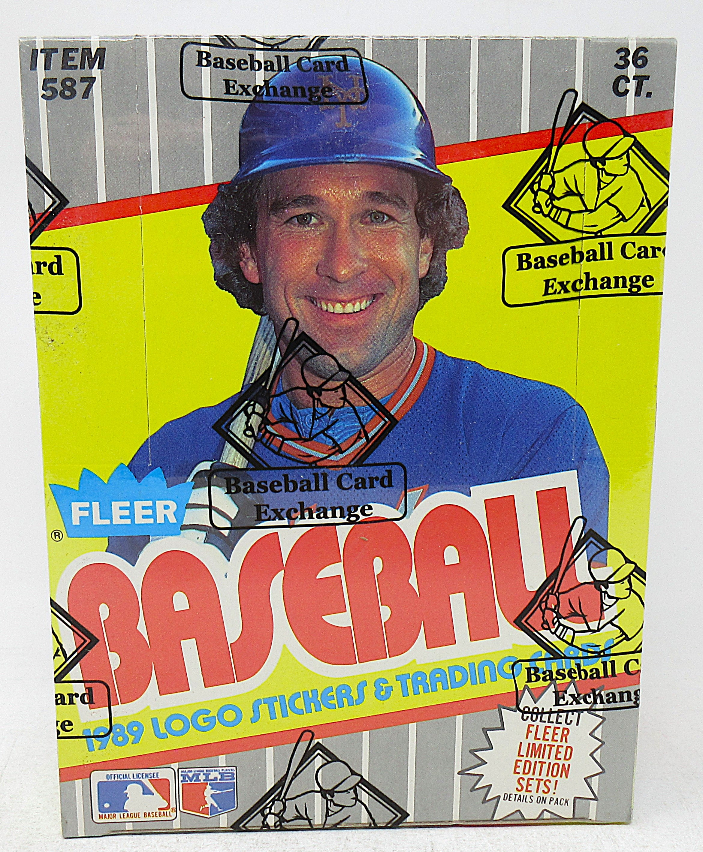 1989 Fleer Baseball Unopened Wax Box (FASC) (Code 83412)